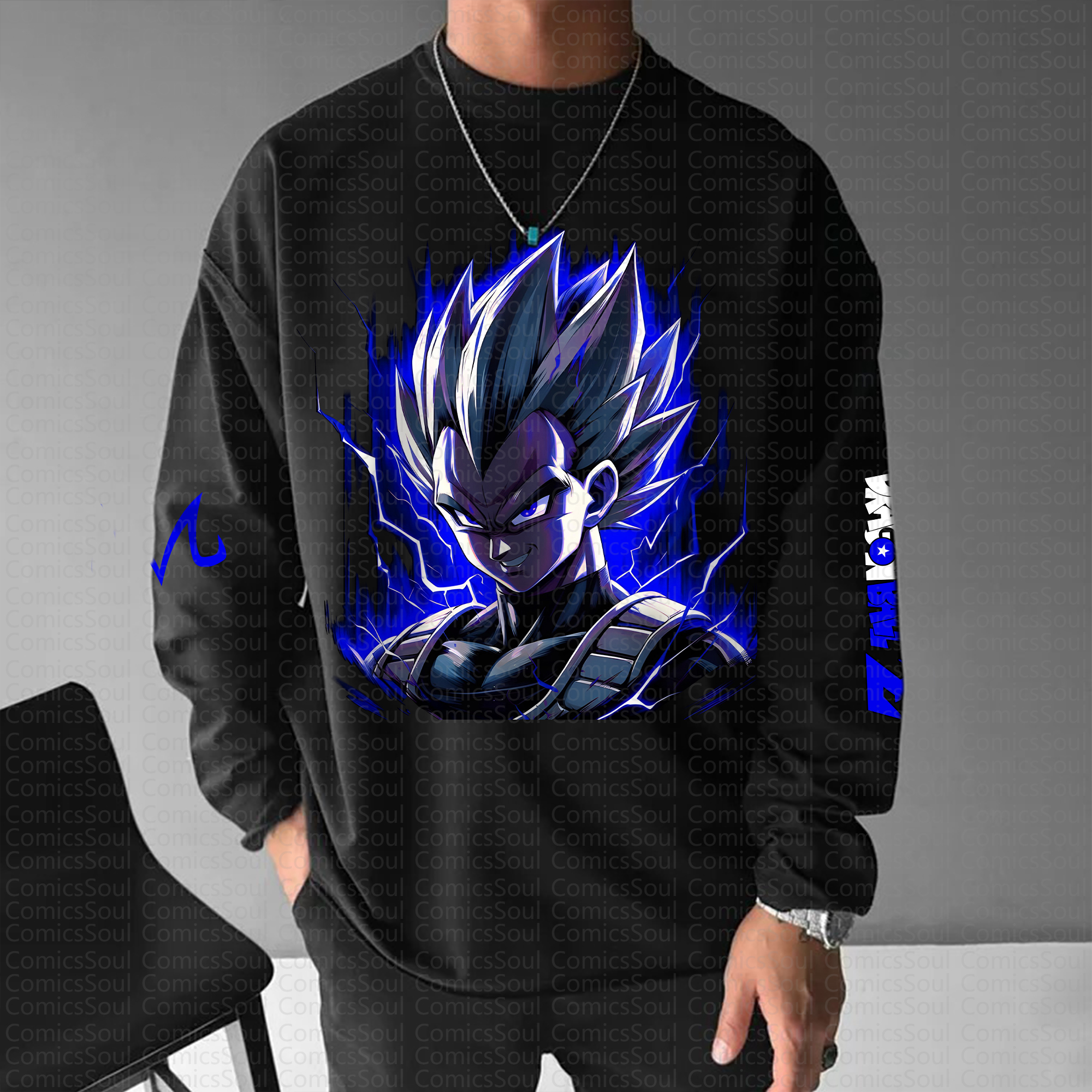 Unisex “Drangon Ball” Anime Graphic Streetwear Vintage Long-Sleeved T-shirt