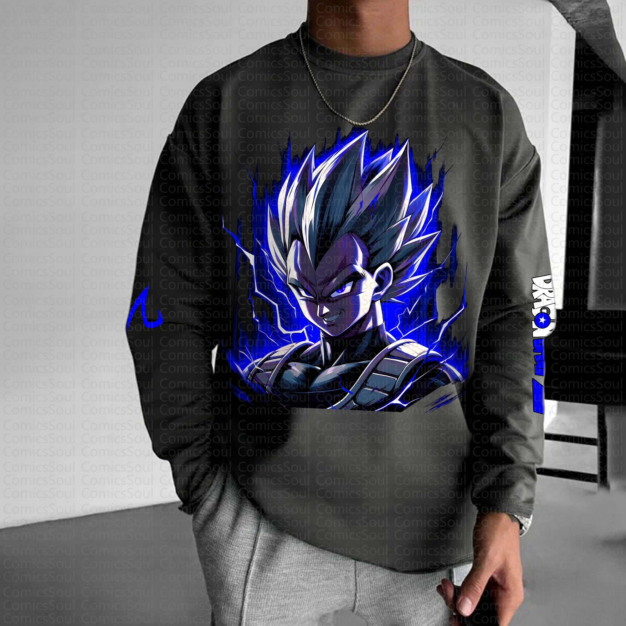 Unisex “Drangon Ball” Anime Graphic Streetwear Vintage Long-Sleeved T-shirt