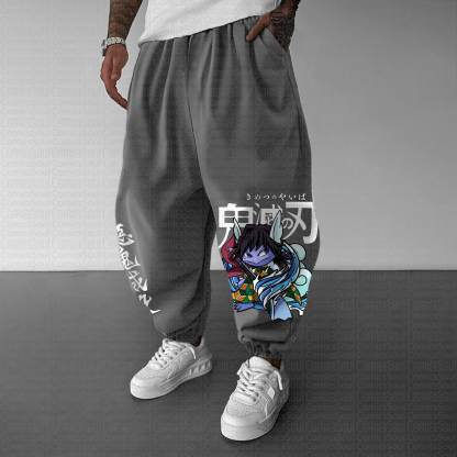 Unisex Anime Inspired Vintage Pants丨Demon Slayer X Pokémon