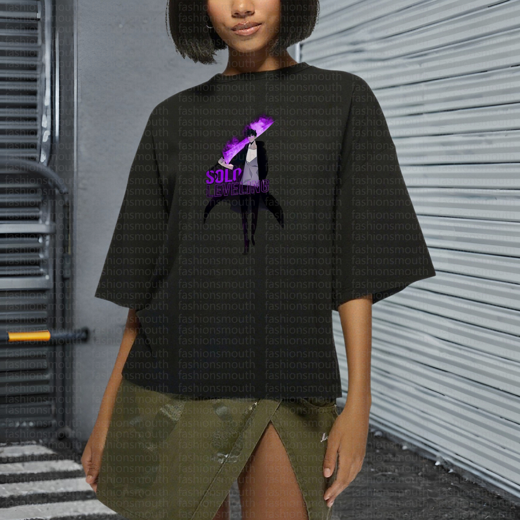 "Solo Leveling" Anime Inspired Vintage T-Shirt