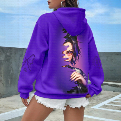 ‘’Demon Slayer" Anime Inspired Vintage Hoodie