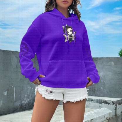 ‘’Demon Slayer" Anime Inspired Vintage Hoodie