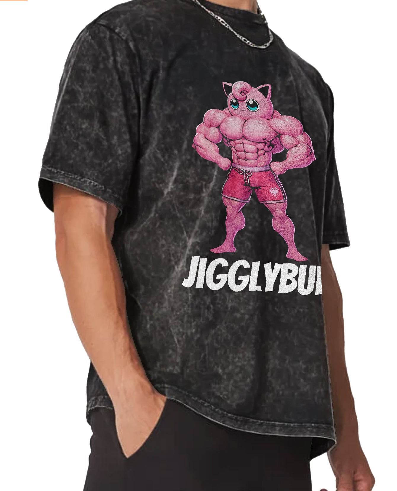 Unisex  “Pokémon” Jigglybuff Gym Vintage T-Shirt
