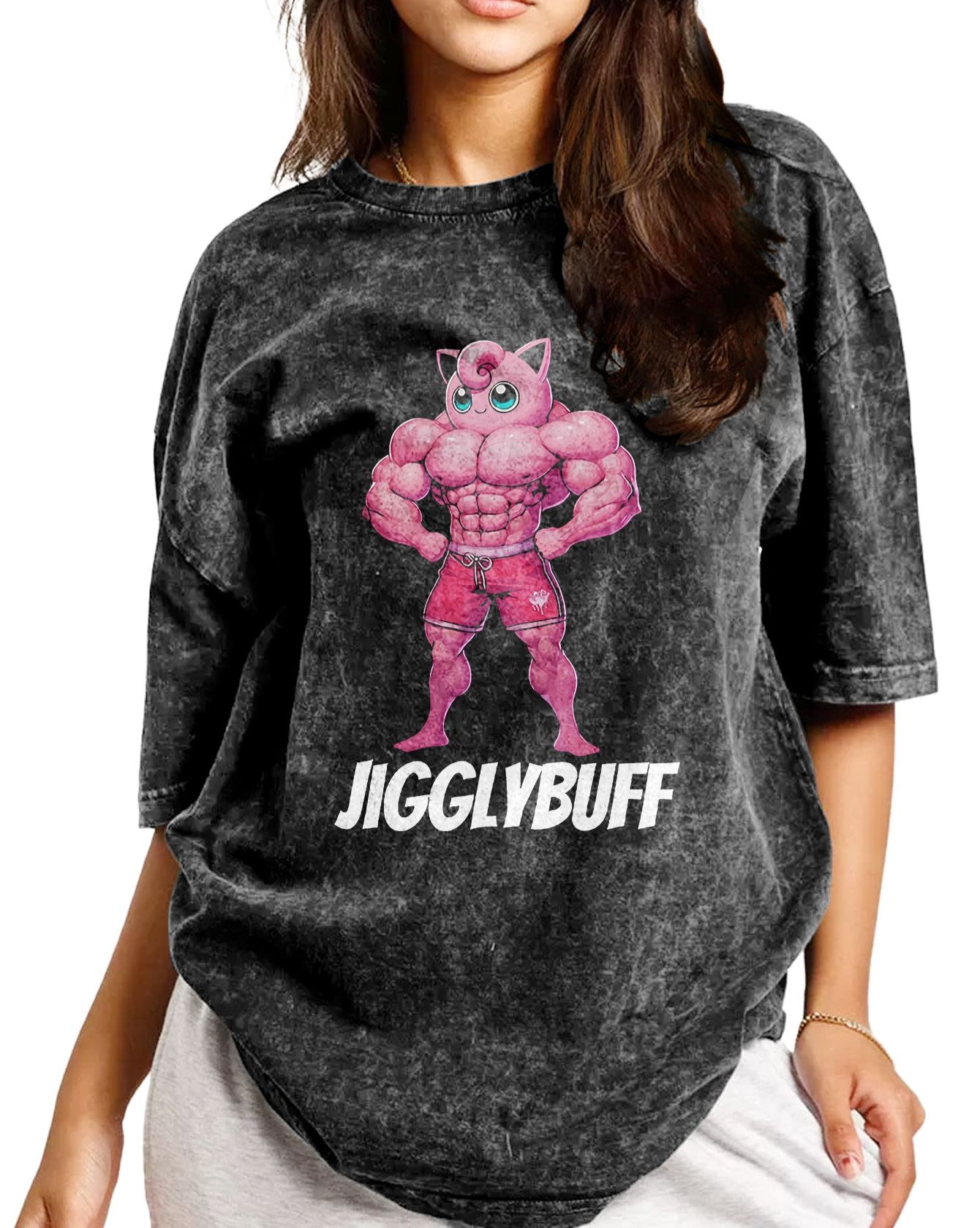 Unisex  “Pokémon” Jigglybuff Gym Vintage T-Shirt