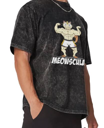 Unisex  “Pokémon” Meowscular Gym Vintage T-Shirt
