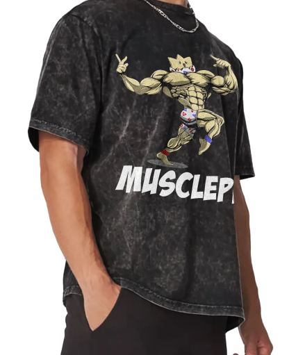 Unisex  “Pokémon” Musclepi Gym Vintage T-Shirt