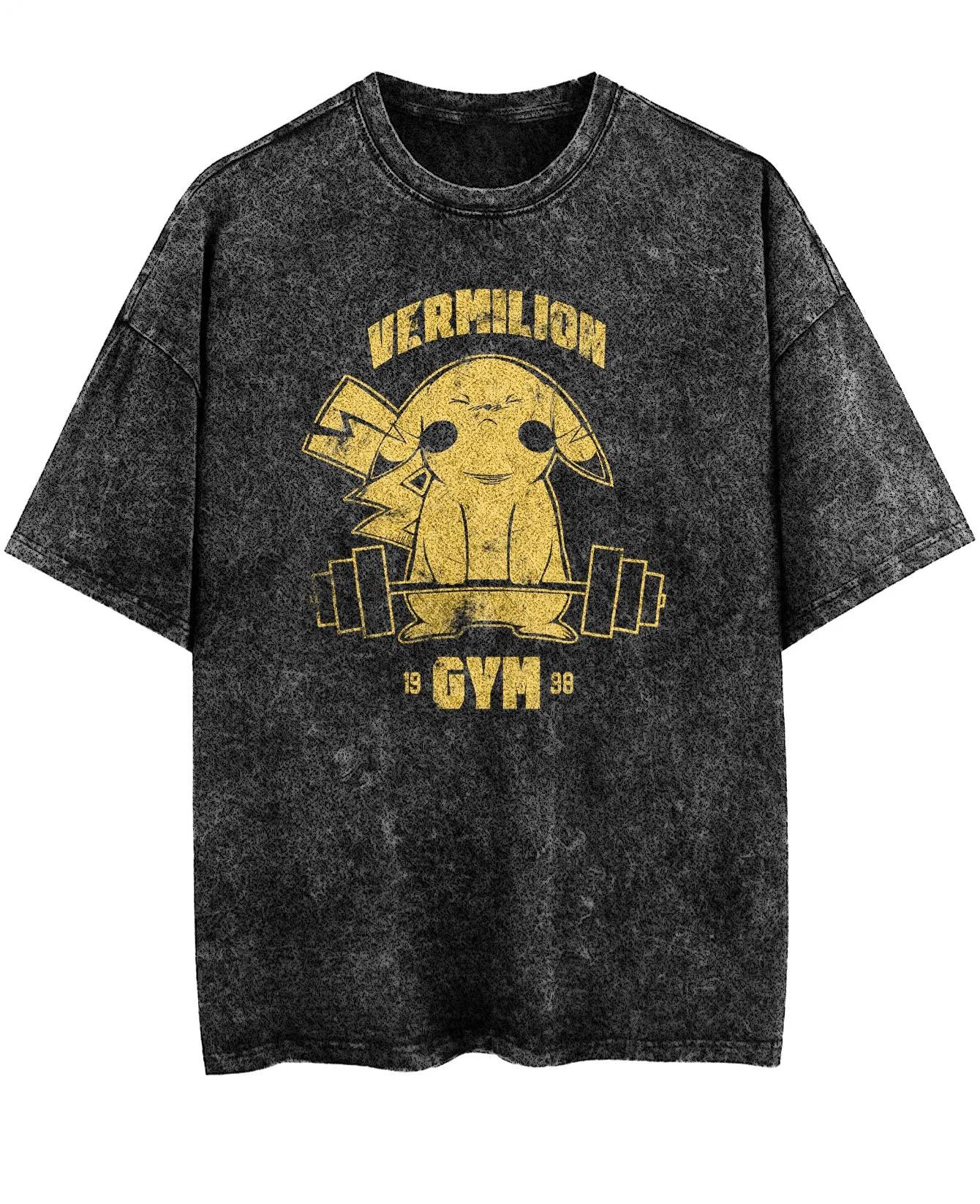 Unisex  “Pokémon” Pikachu Gym Vintage T-Shirt