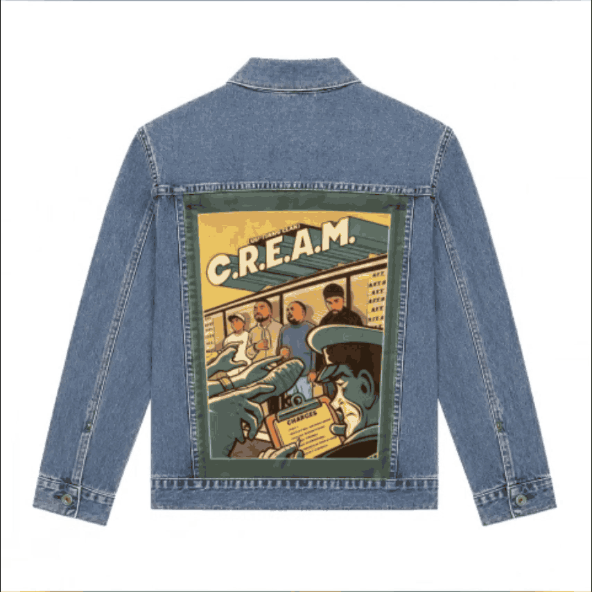 Pokémon Unisex Retro Anime Jacket - Velcro Back with Detachable Replaceable Panel