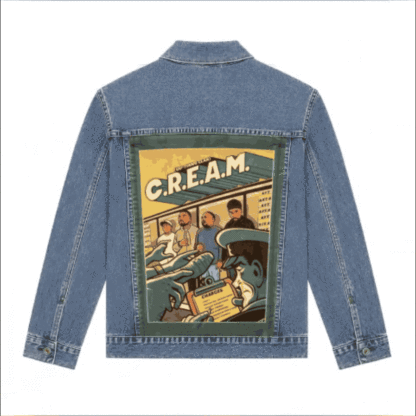 Pokémon Unisex Retro Anime Jacket - Velcro Back with Detachable Replaceable Panel