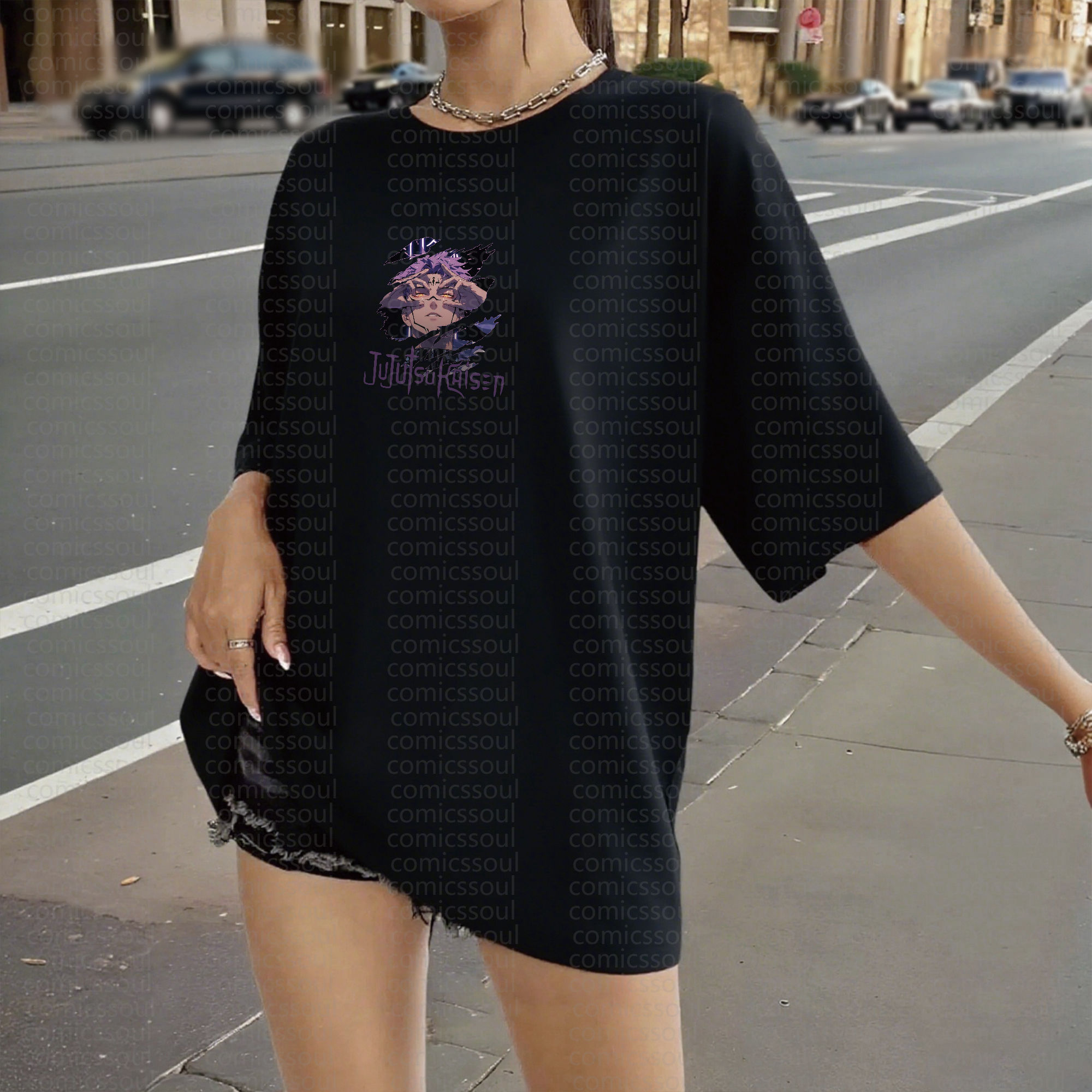 "Jujutsu Kaisen" Anime Inspired Vintage T-Shirt