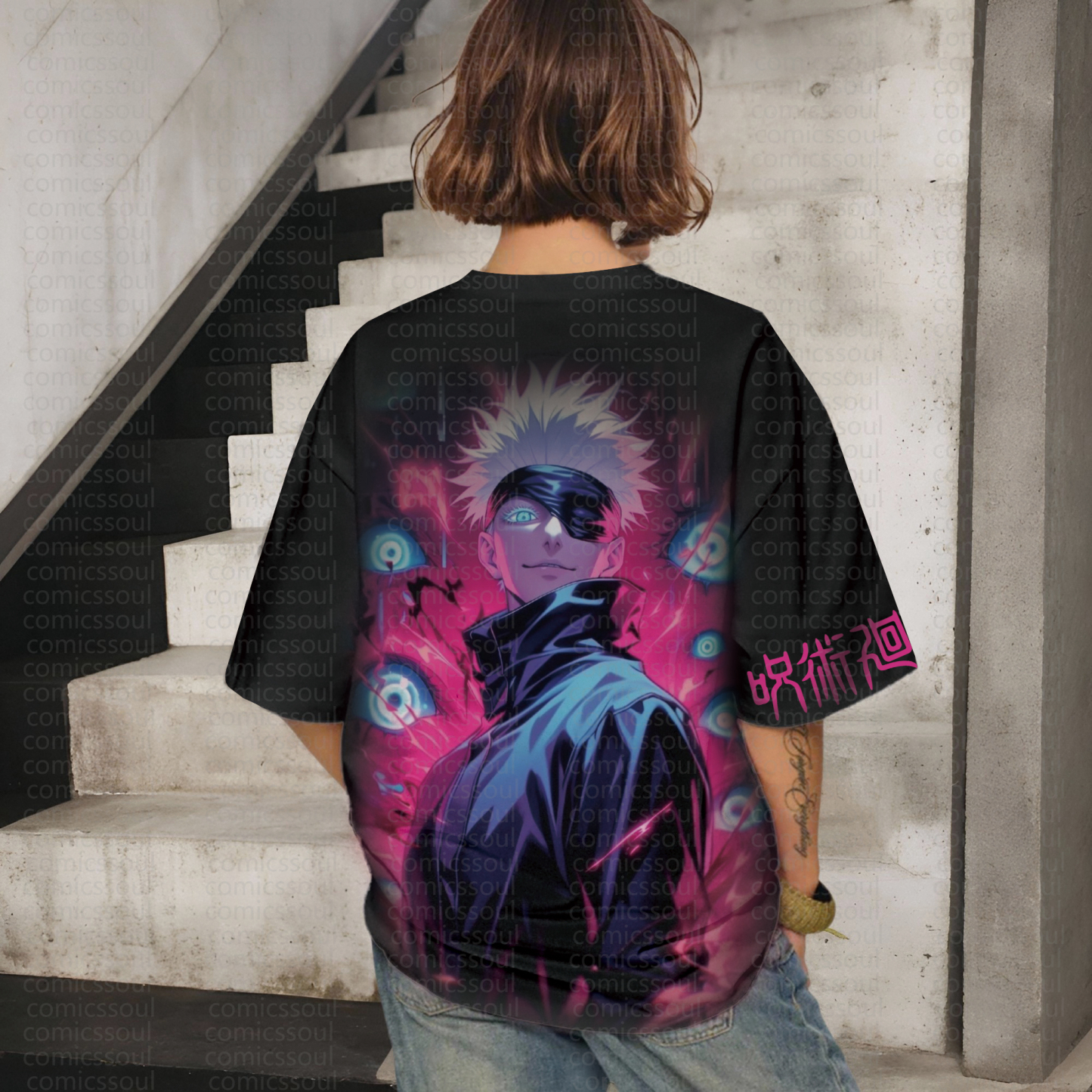 Unisex Anime Inspired Vintage T-Shirt