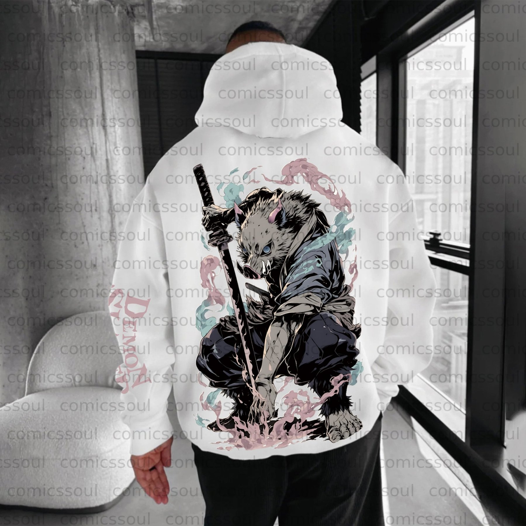 Unisex Anime Graphic Streetwear Vintage Plush Hoodie