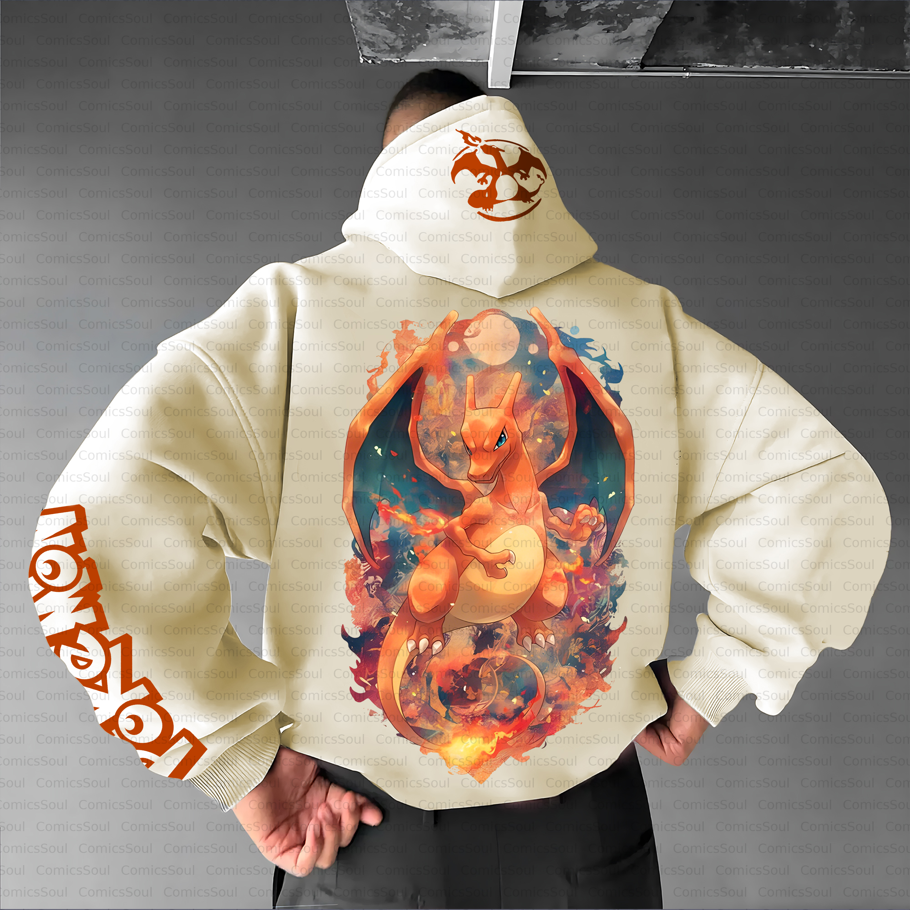 Unisex Anime Inspired Vintage Plush Hoodie