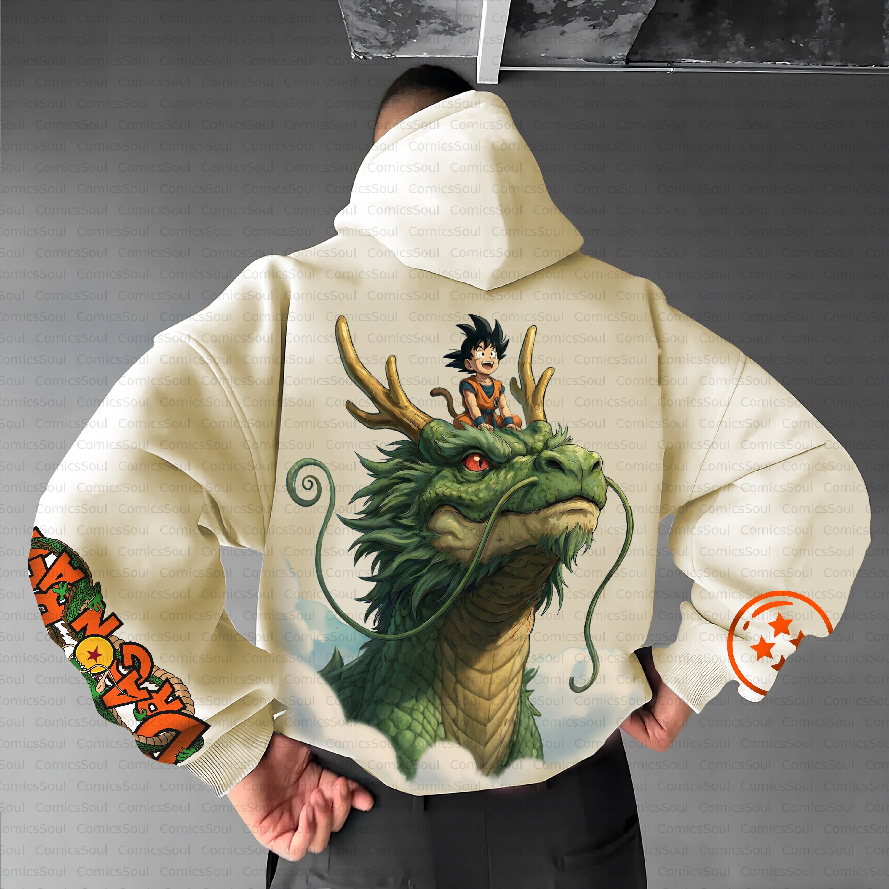 Unisex Anime Inspired Vintage Plush Hoodie