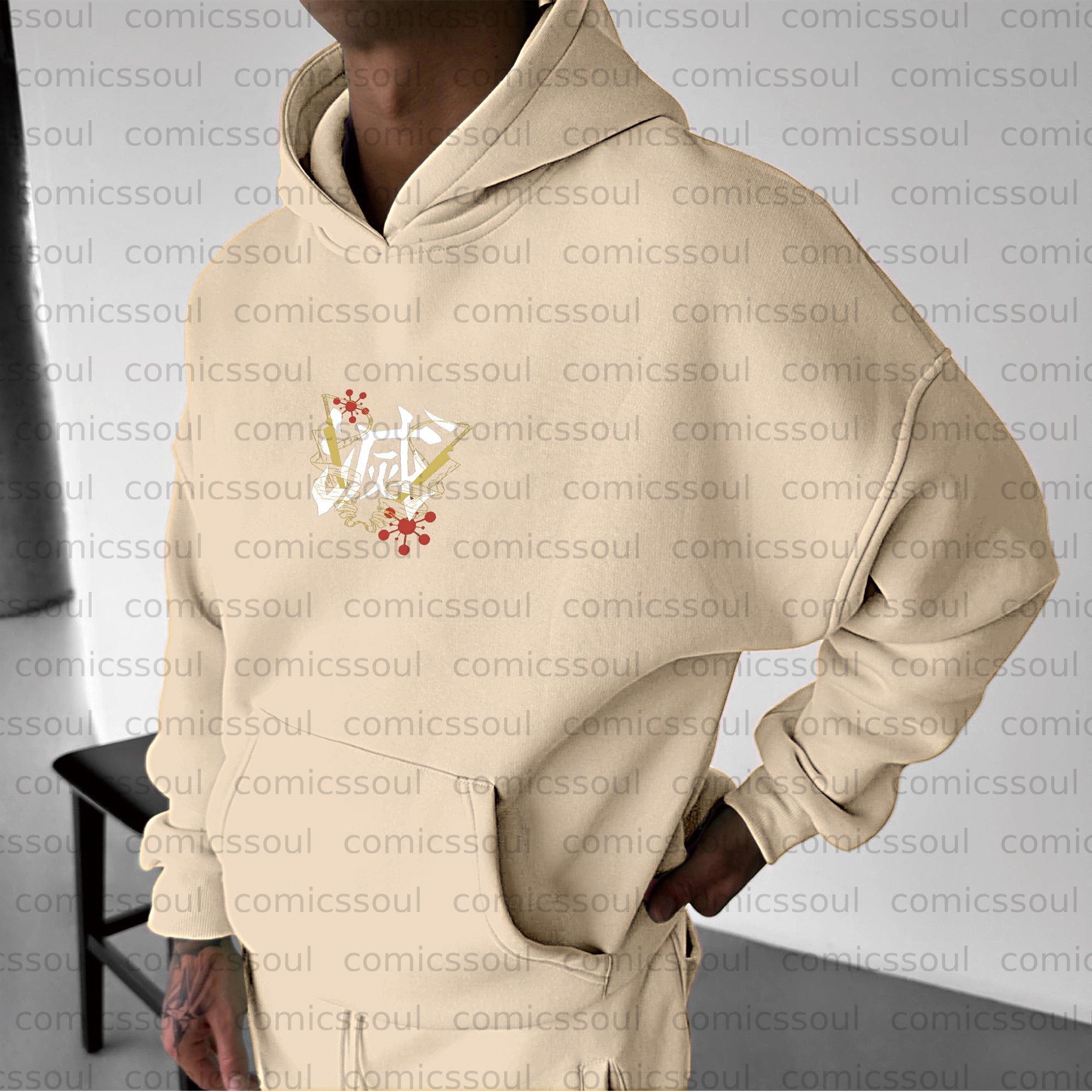 Unisex Anime Graphic Streetwear Vintage Plush Hoodie