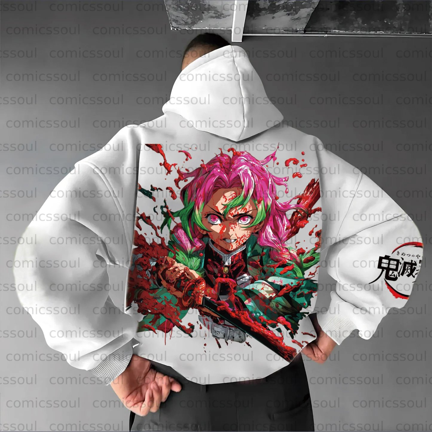 Unisex Anime Graphic Streetwear Vintage Plush Hoodie