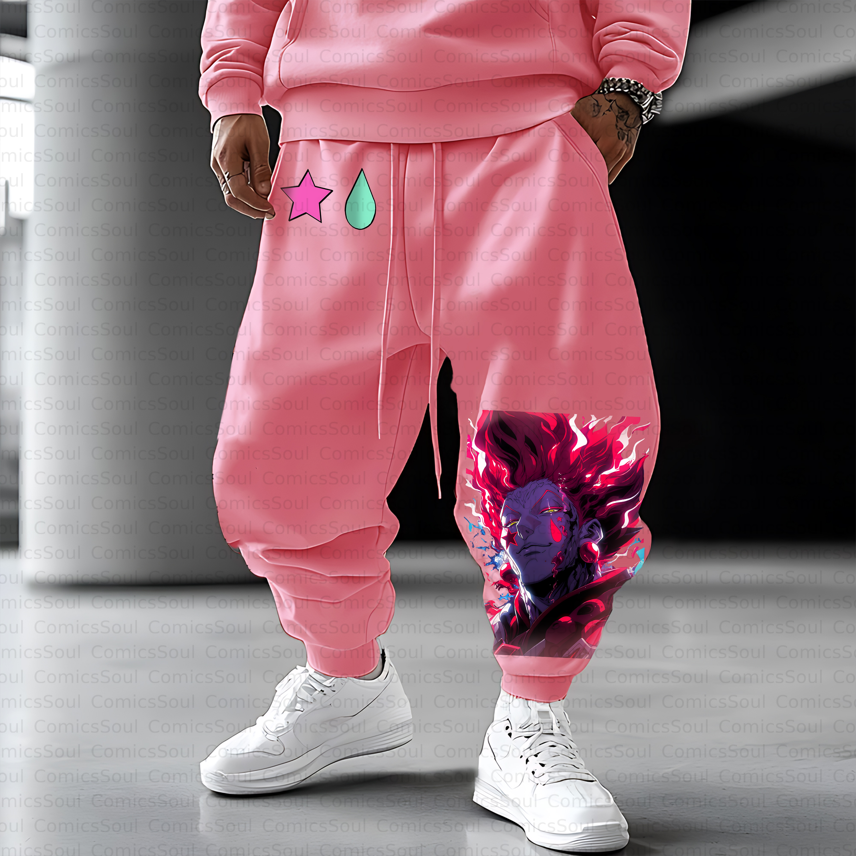 Unisex Casual Anime Streetwear Pant