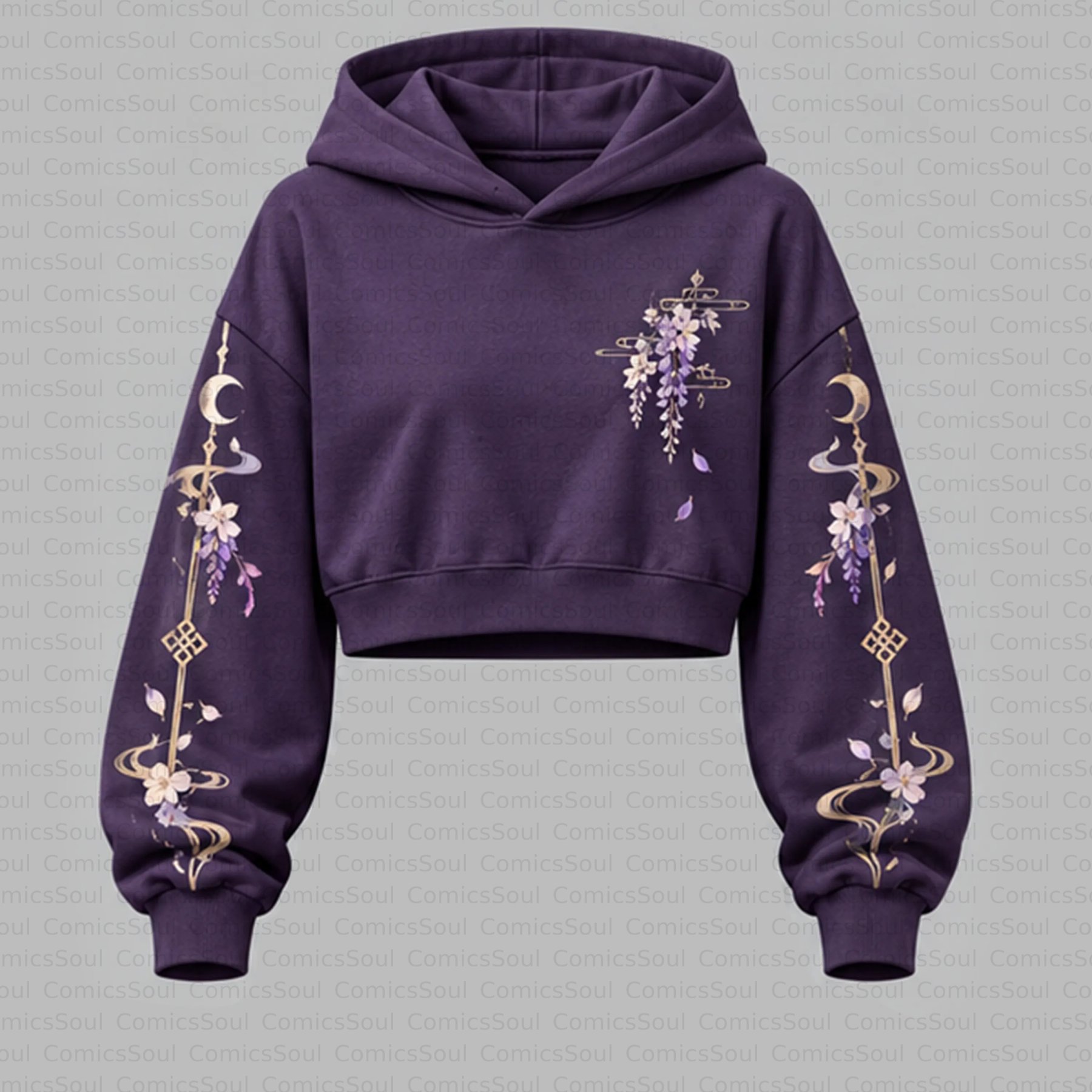 The Apothecary Diaries Cropped Long Sleeve Hoodie & High Waist Jogger Pants Two Piece
