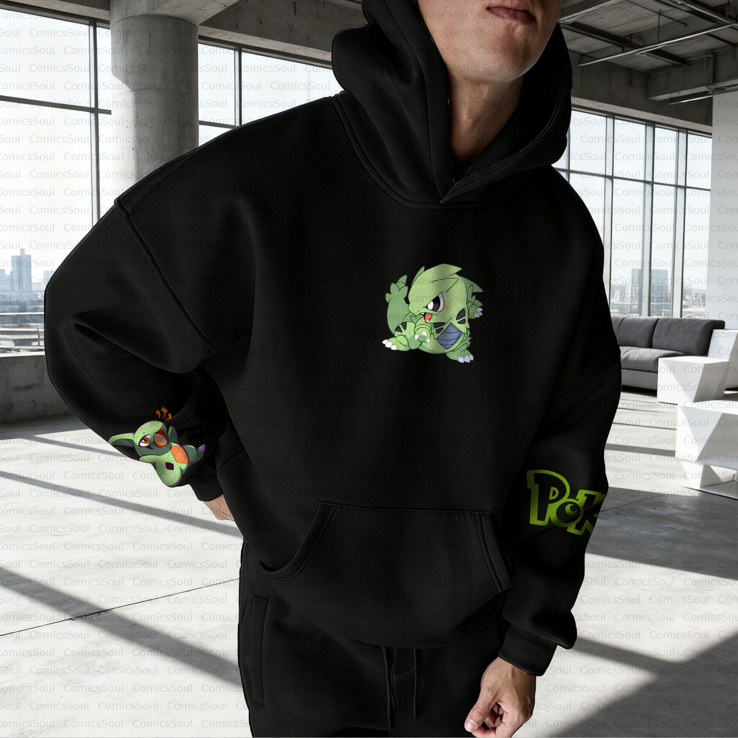 Unisex Anime Inspired Vintage Plush Hoodie