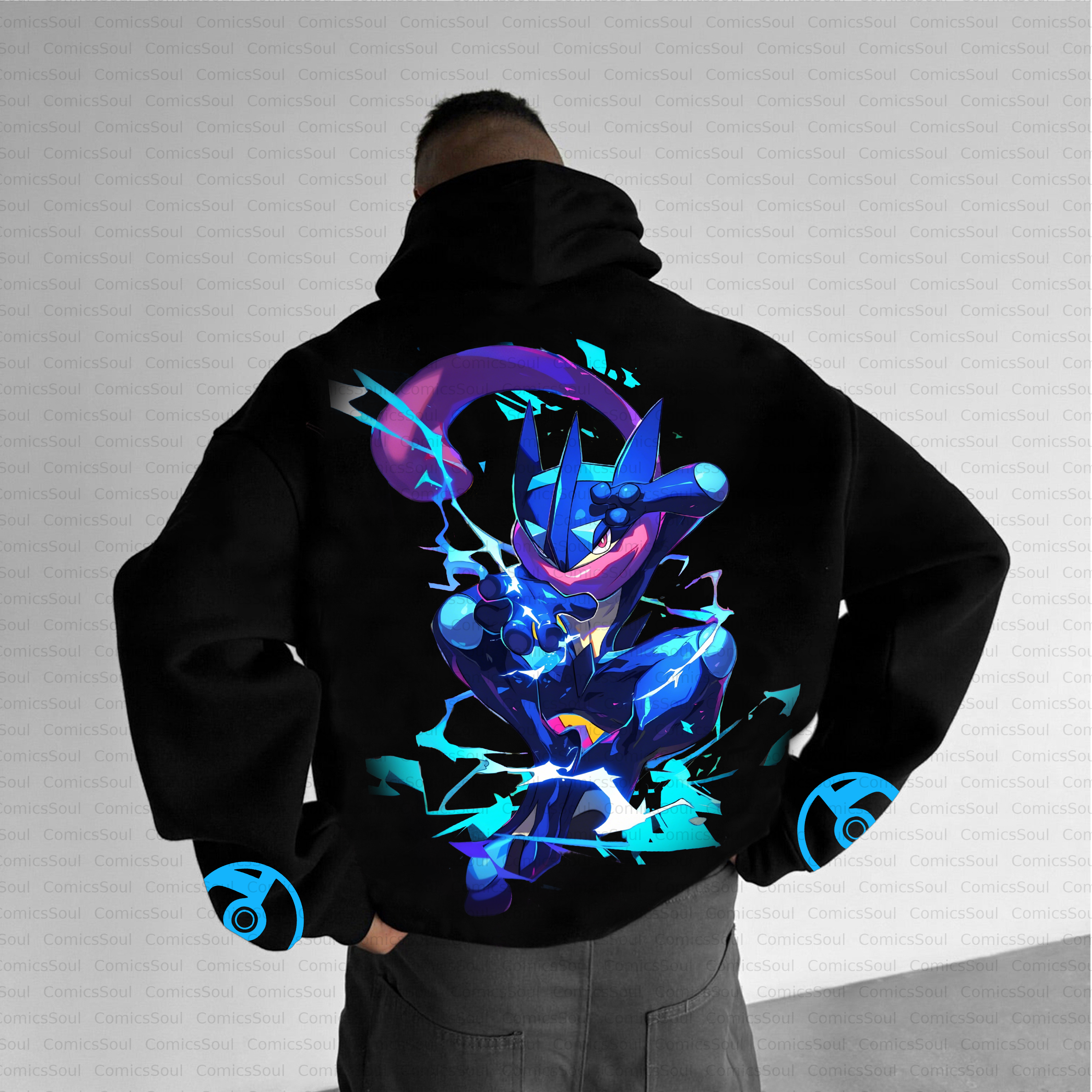 Unisex Anime Inspired Vintage Plush Hoodie