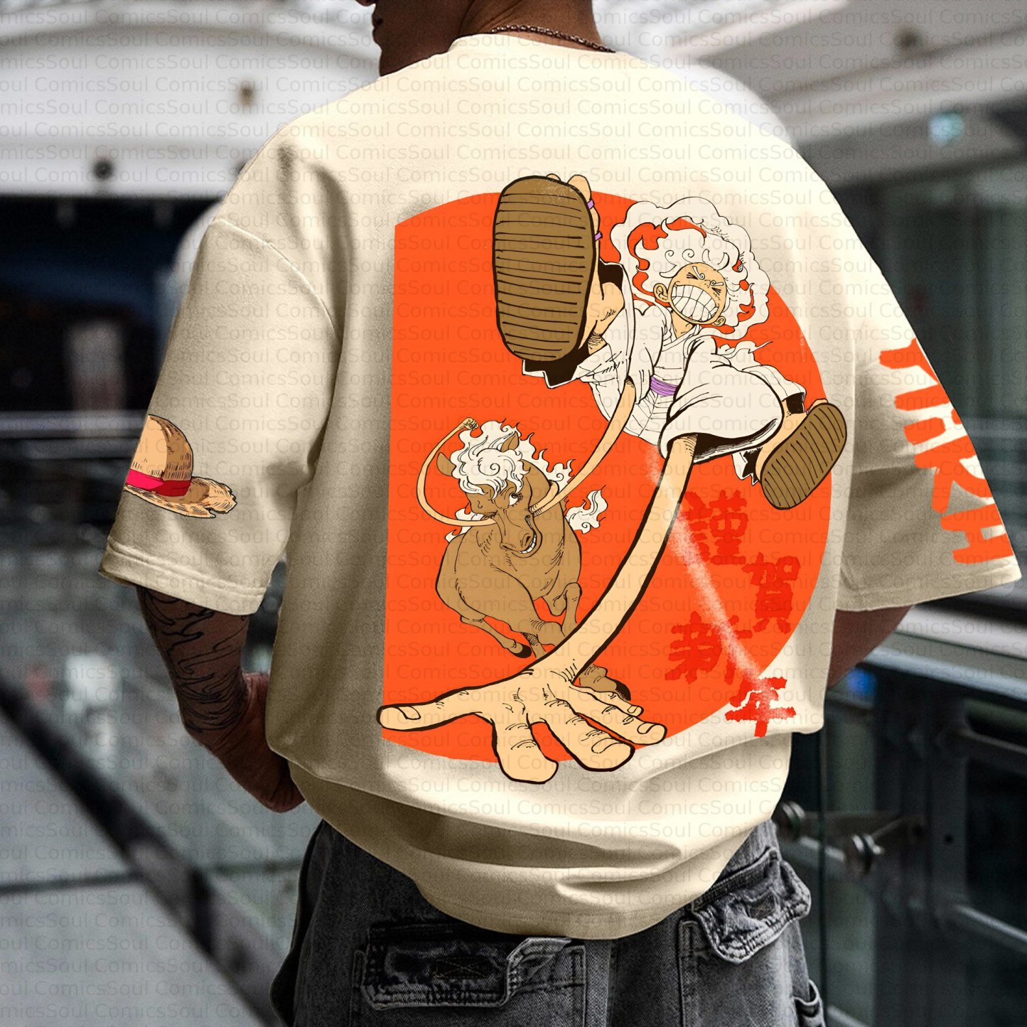 Unisex Anime Inspired Vintage T-shirt