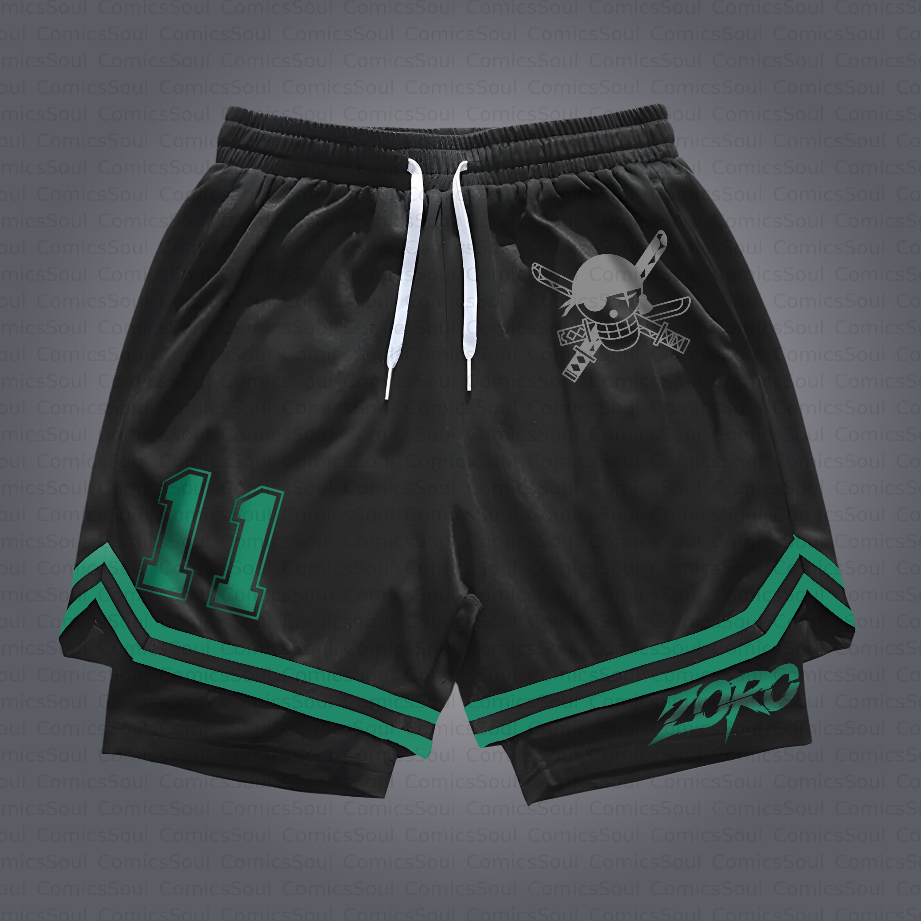 Unisex Casual Anime Style Shorts