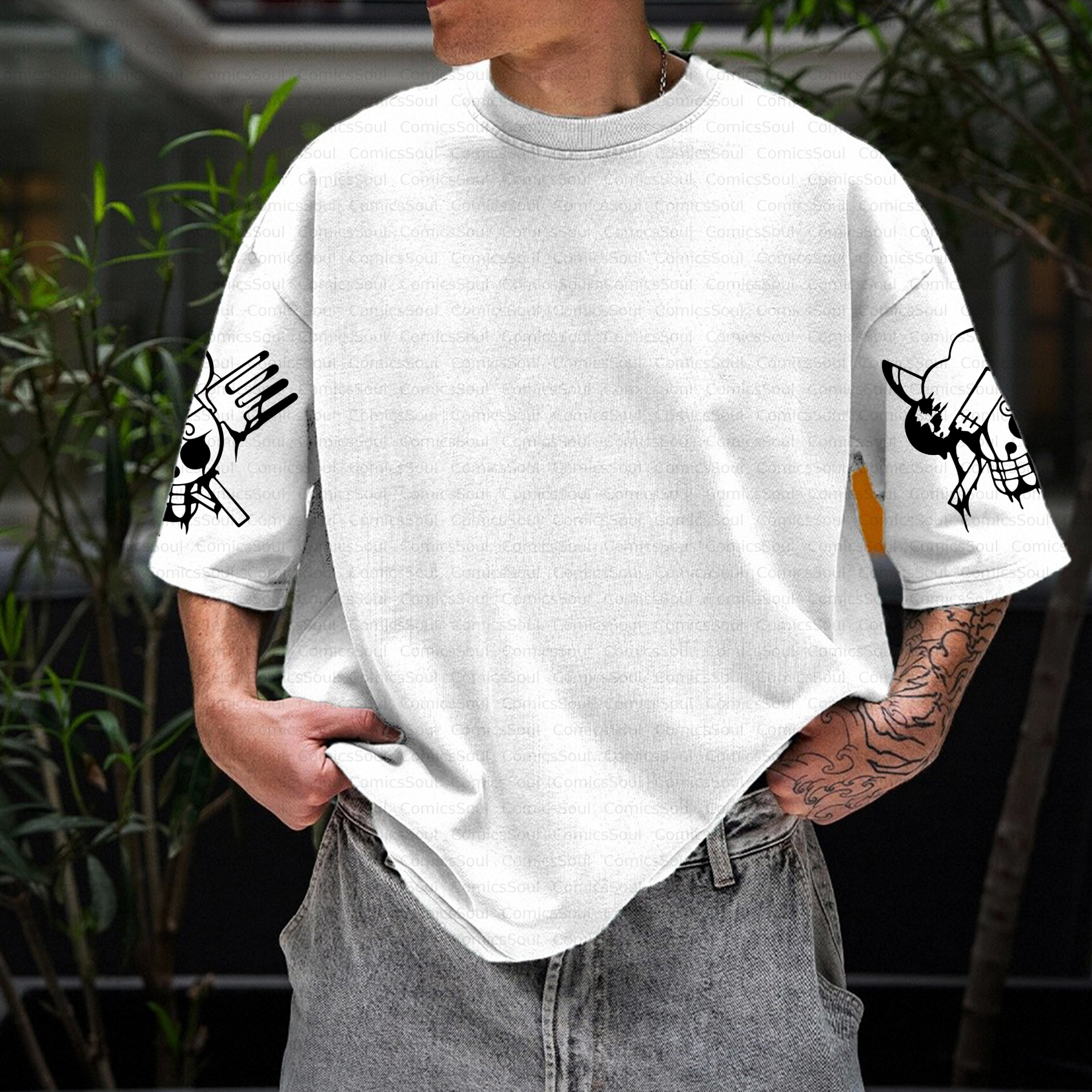 Unisex Anime Inspired Vintage T-Shirt