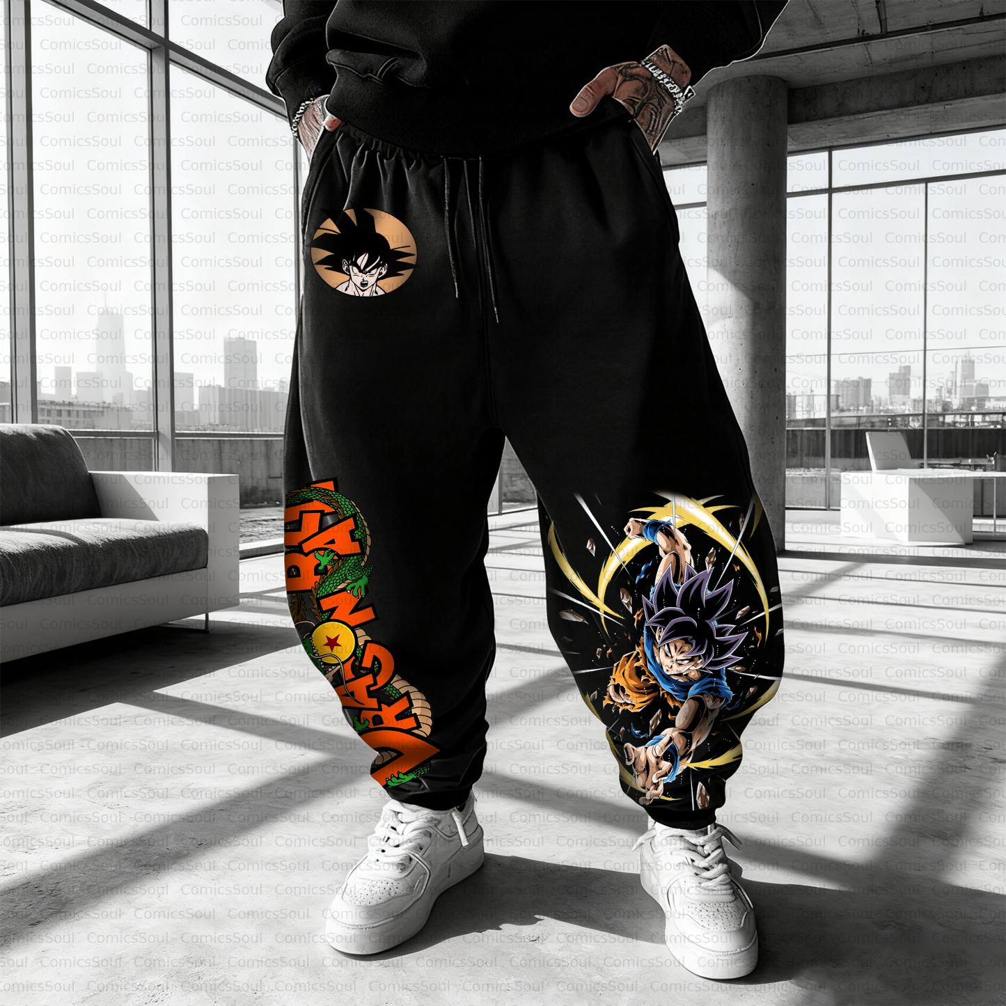 Unisex Casual Anime Streetwear Pant