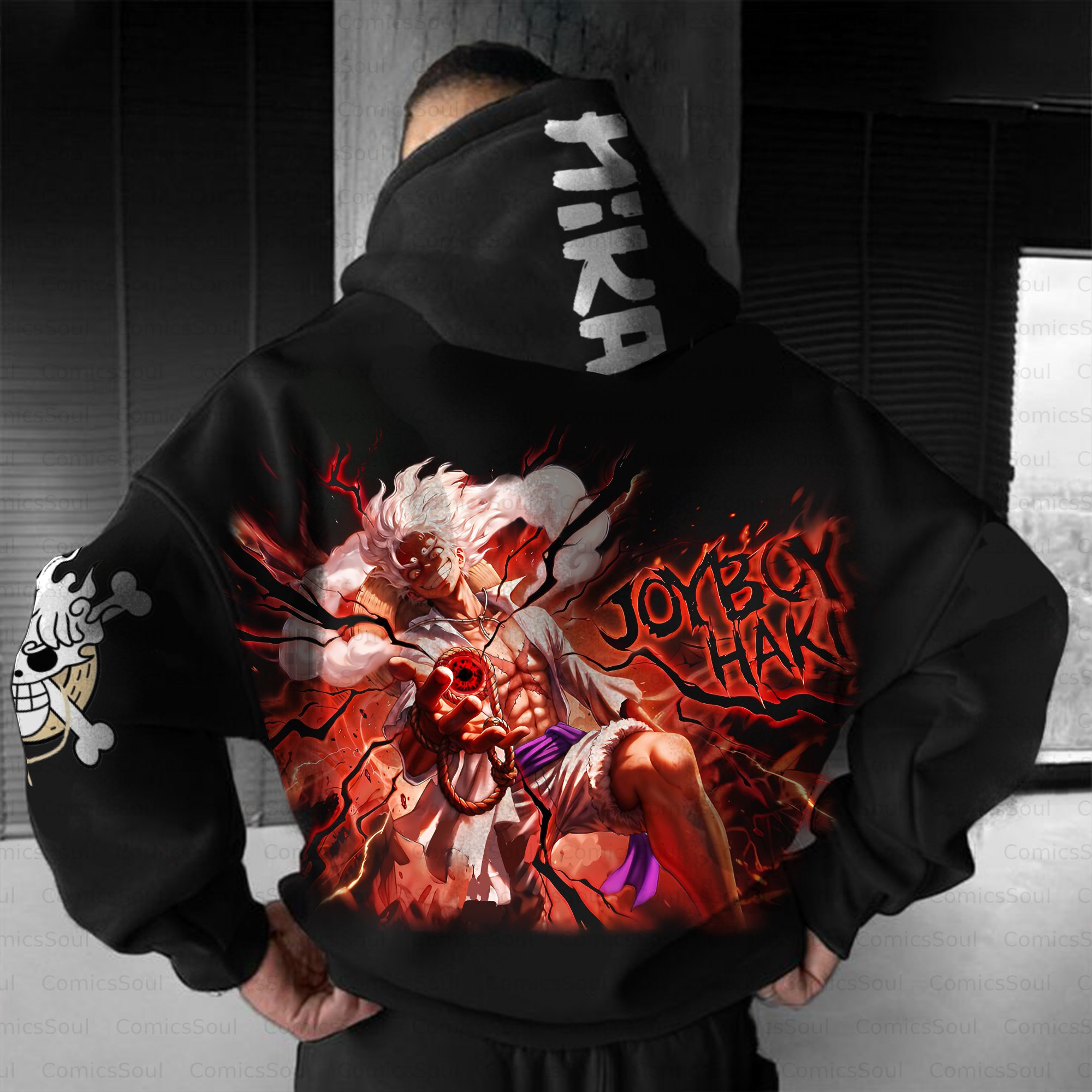 Unisex Graphic Streetwear Vintage Plush Hoodie