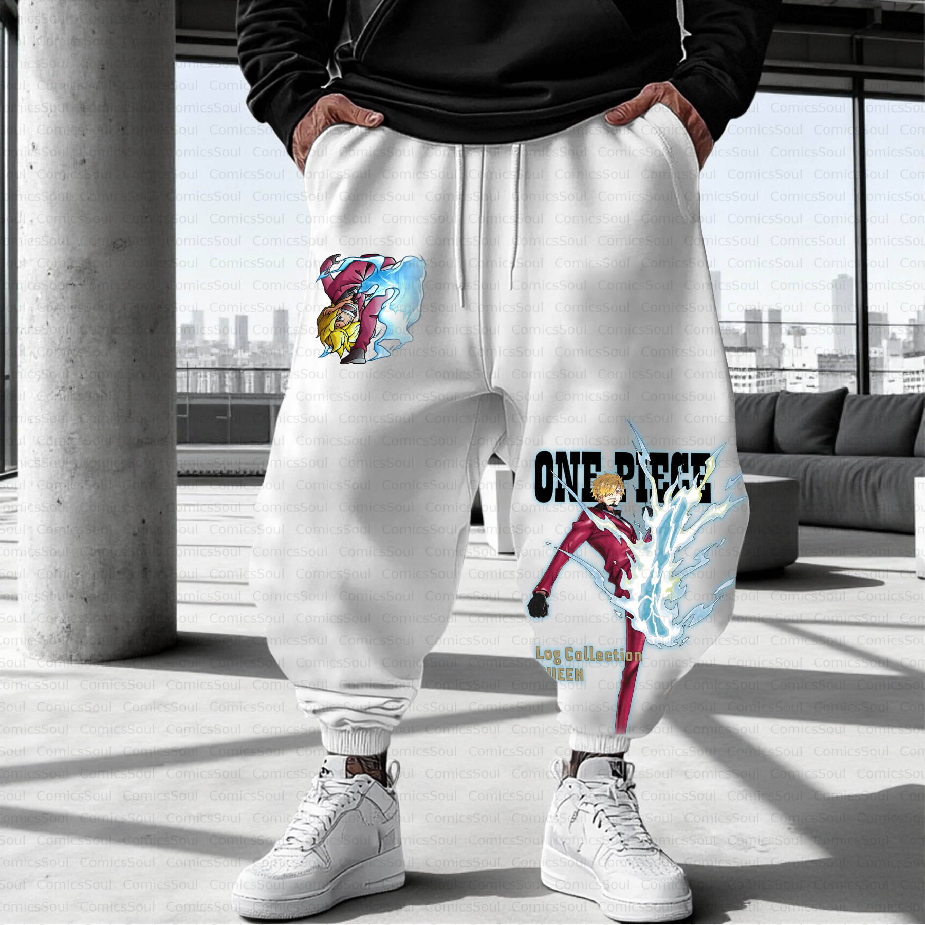 Unisex Casual Anime Streetwear Pant