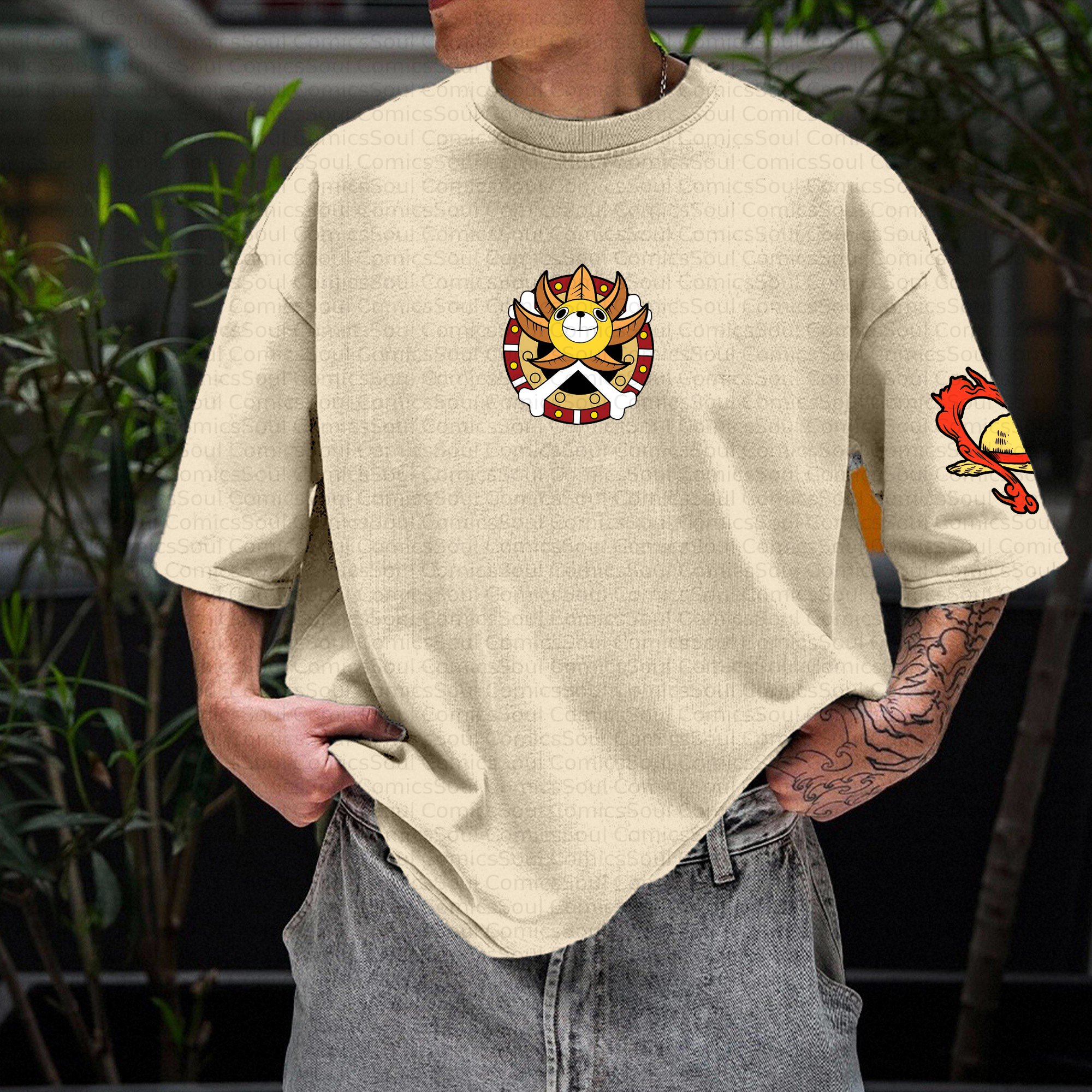 Unisex Anime Inspired Vintage T-shirt