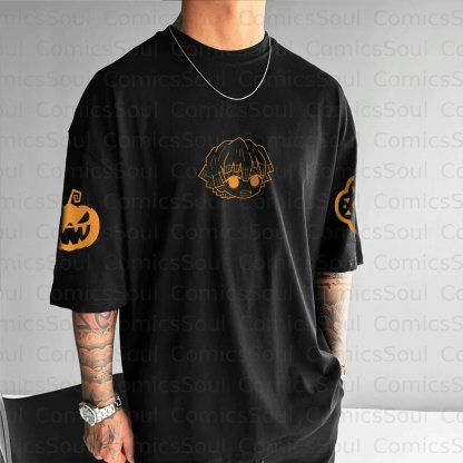 Unisex Anime Halloween Inspired Vintage T-Shirt