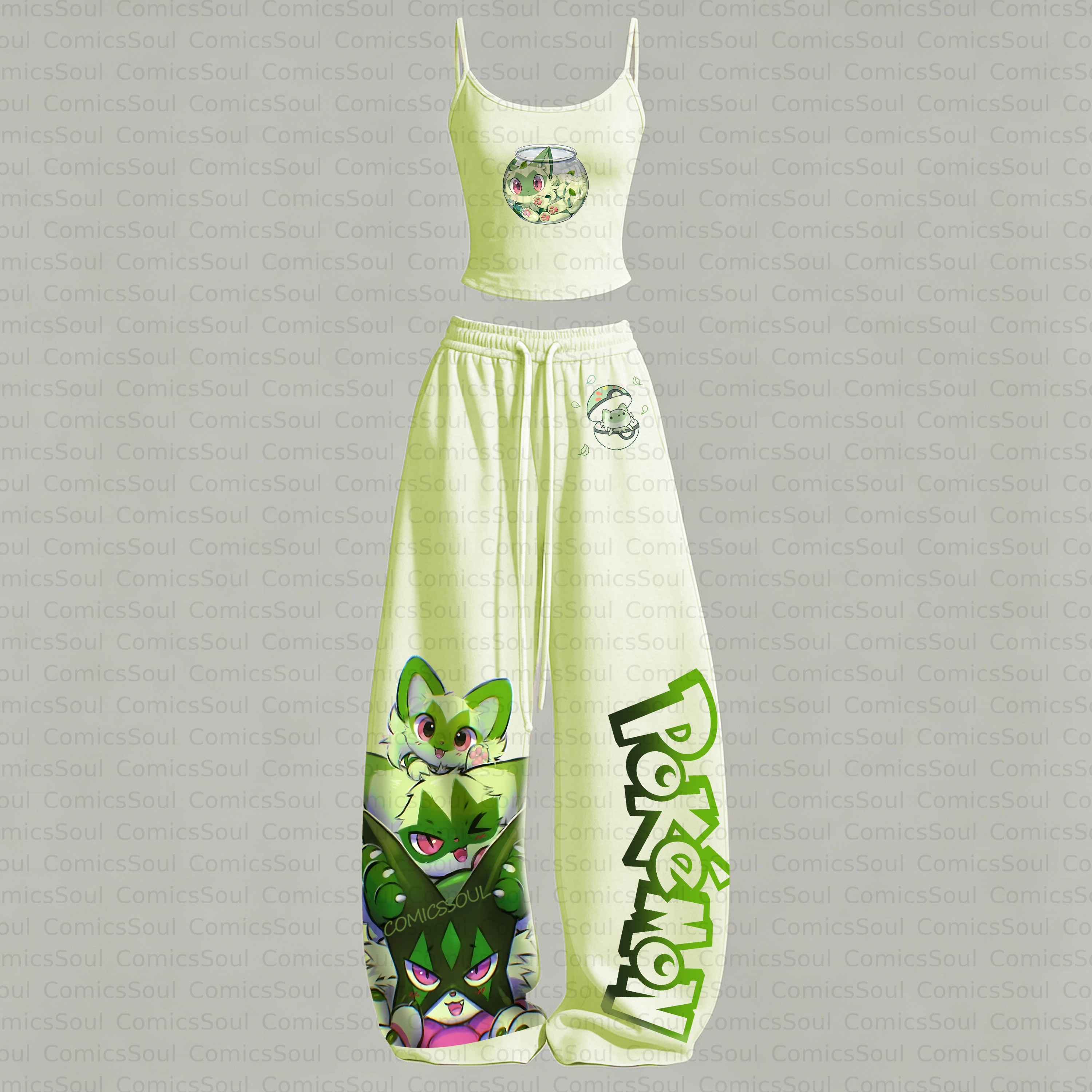 Pokémon Top & Elasticated Trousers Two-Piece Set