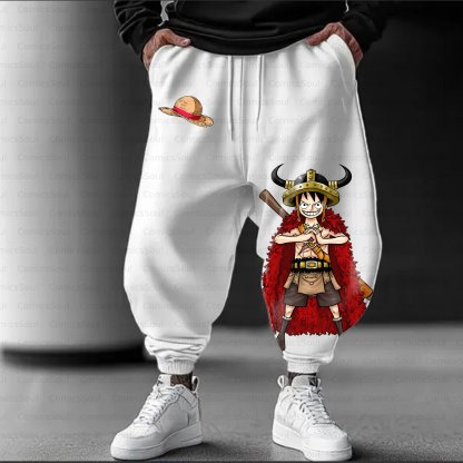 Unisex Casual Streetwear Plush Pants