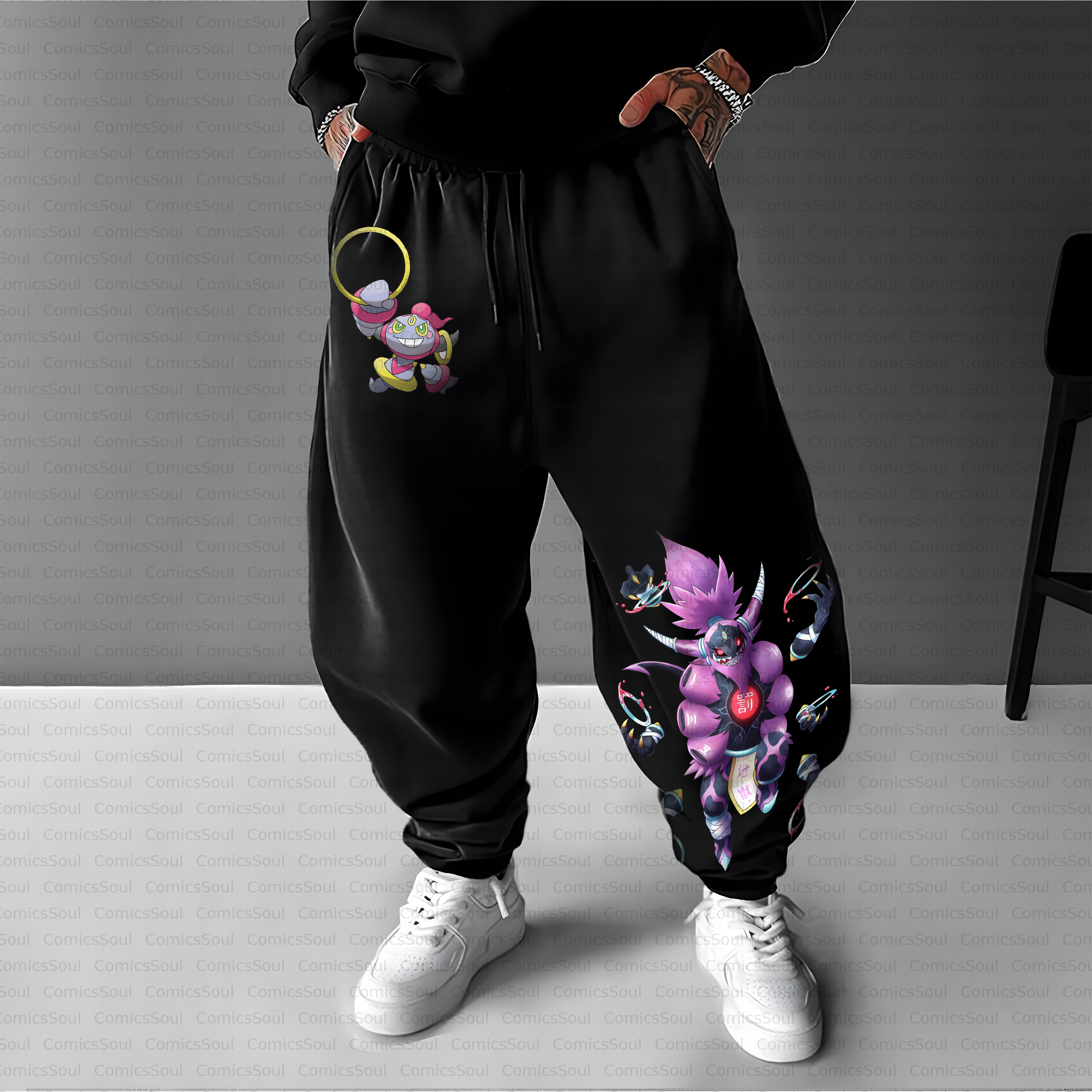 Unisex Casual Anime Streetwear Pant