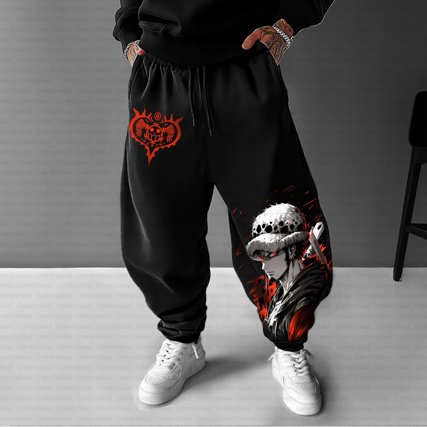 Unisex Casual Anime Streetwear Pant