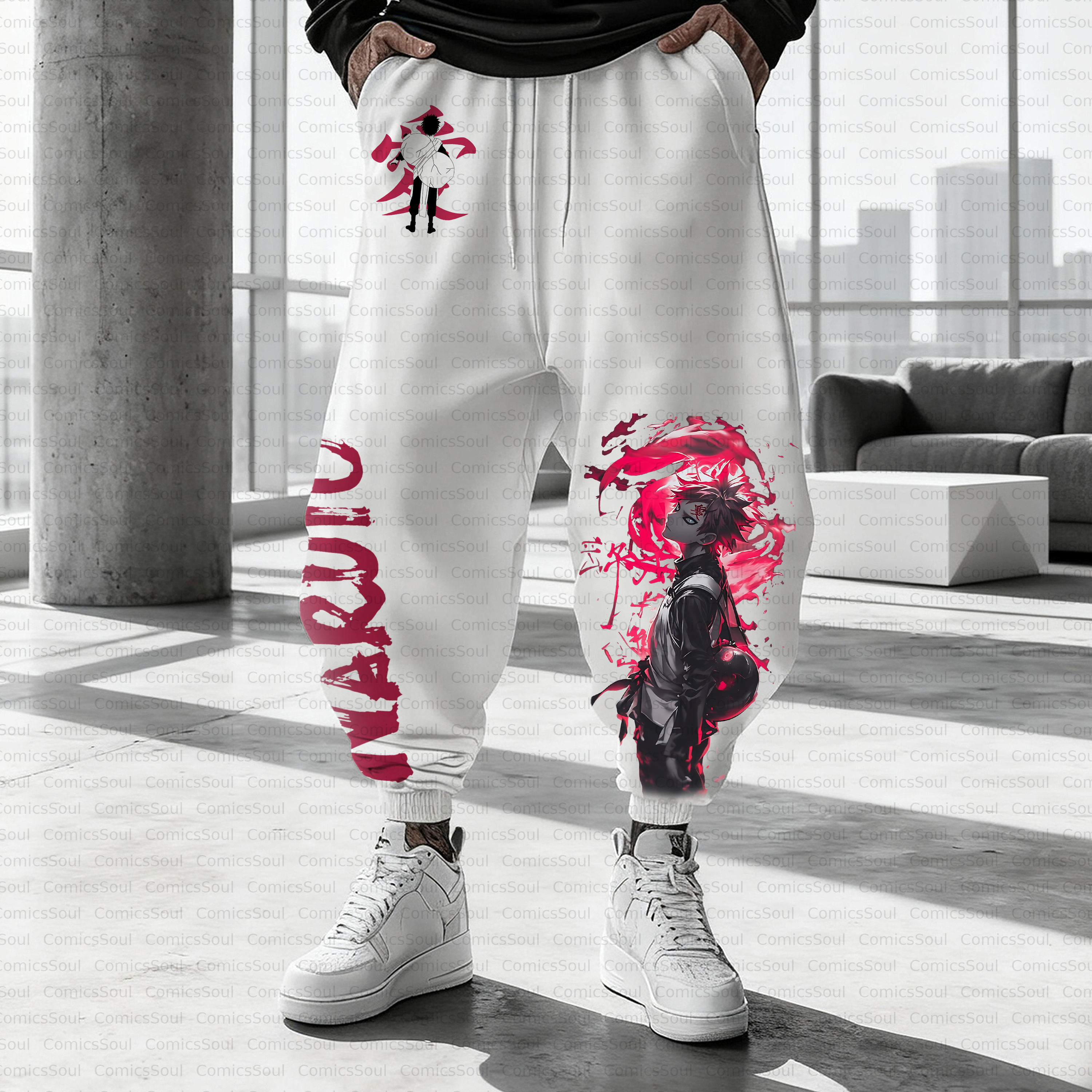 Unisex Casual Anime Streetwear Pant