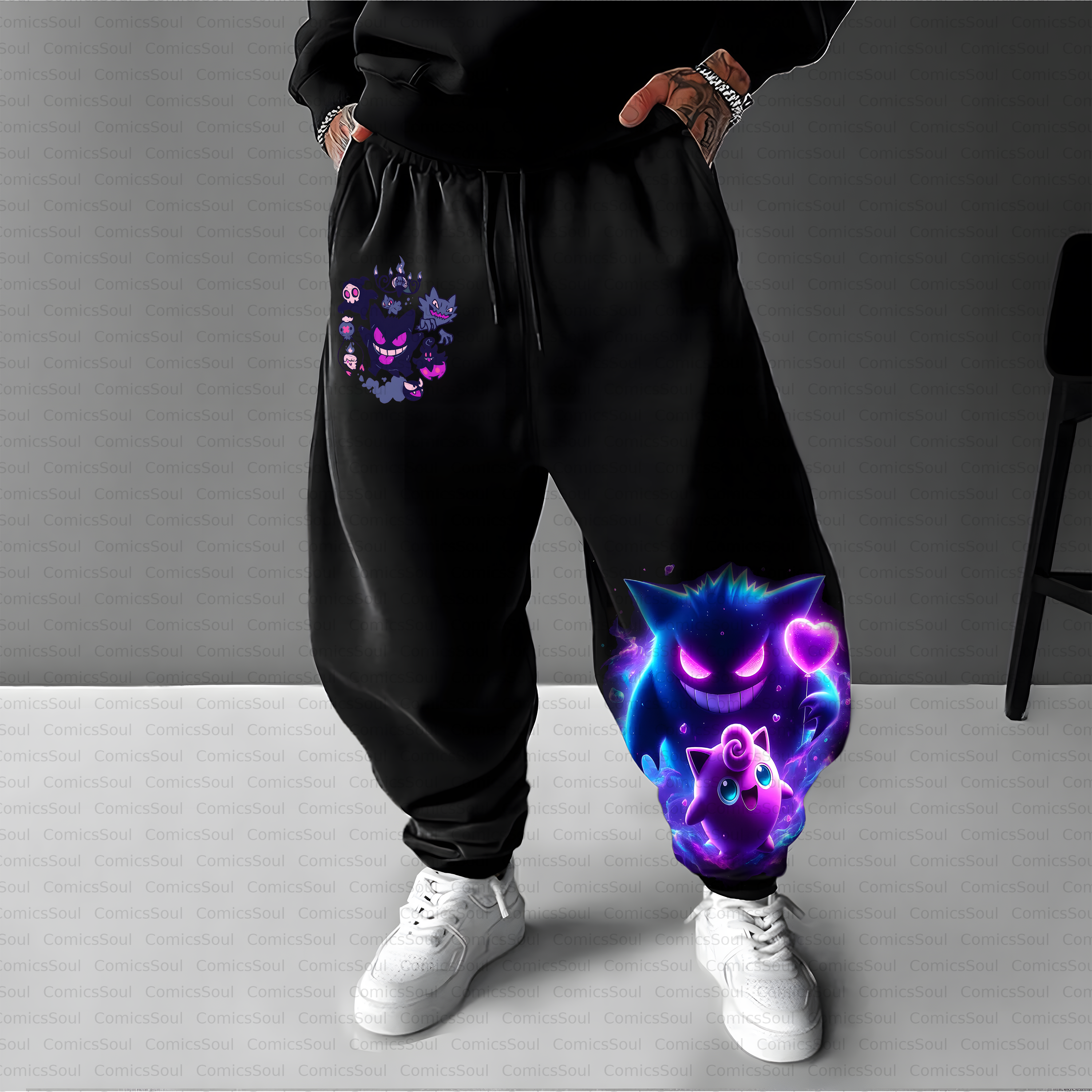 Unisex Casual Anime Streetwear Pant