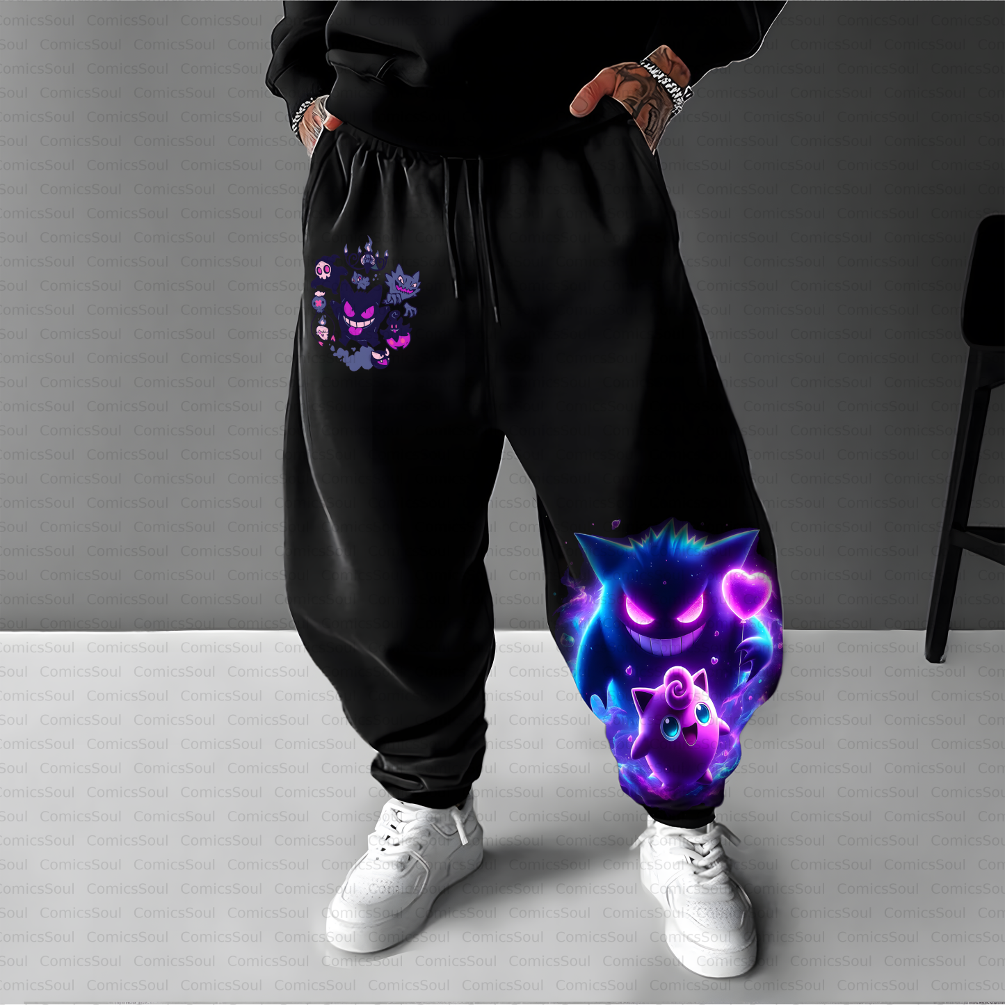 Unisex Casual Anime Streetwear Pant