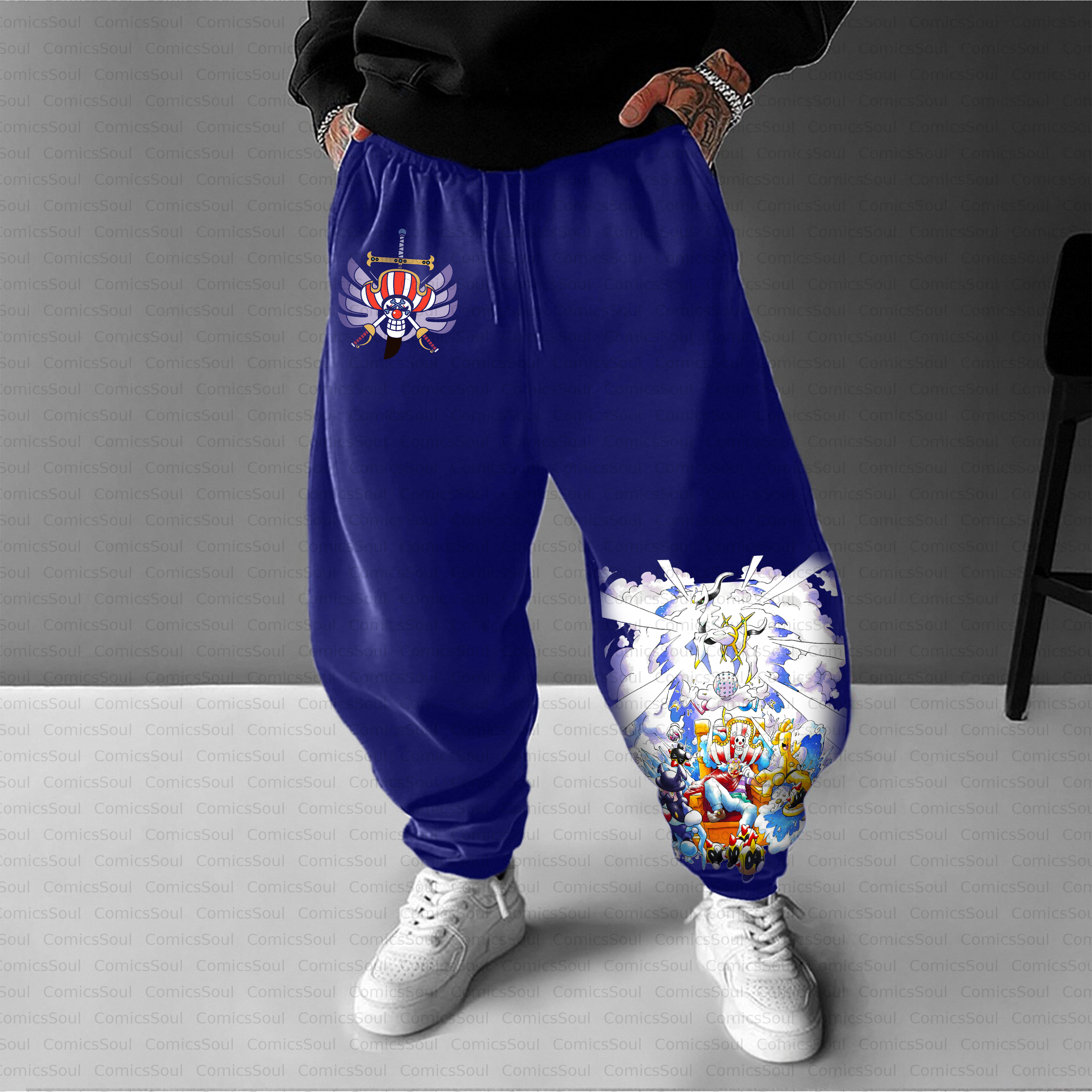 Unisex Casual Anime Streetwear Pant