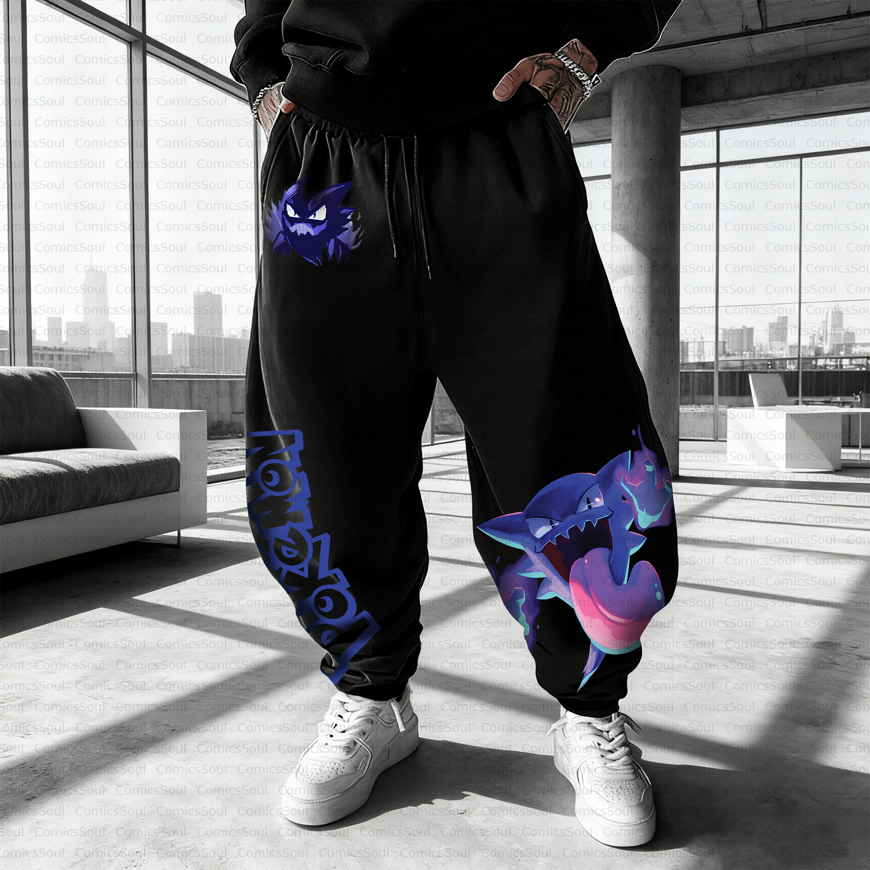 Unisex Casual Anime Streetwear Pant