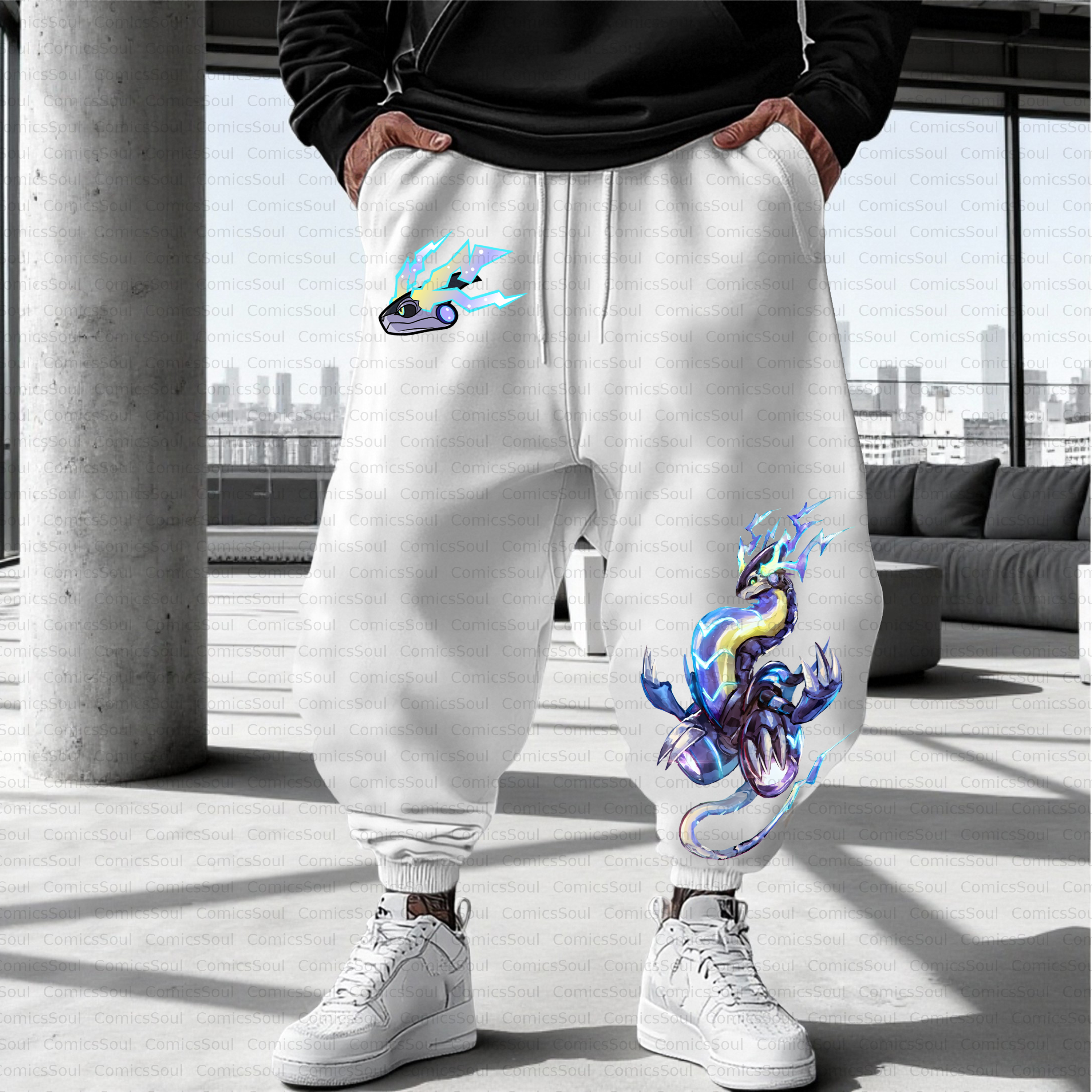 Unisex Casual Anime Streetwear Pant