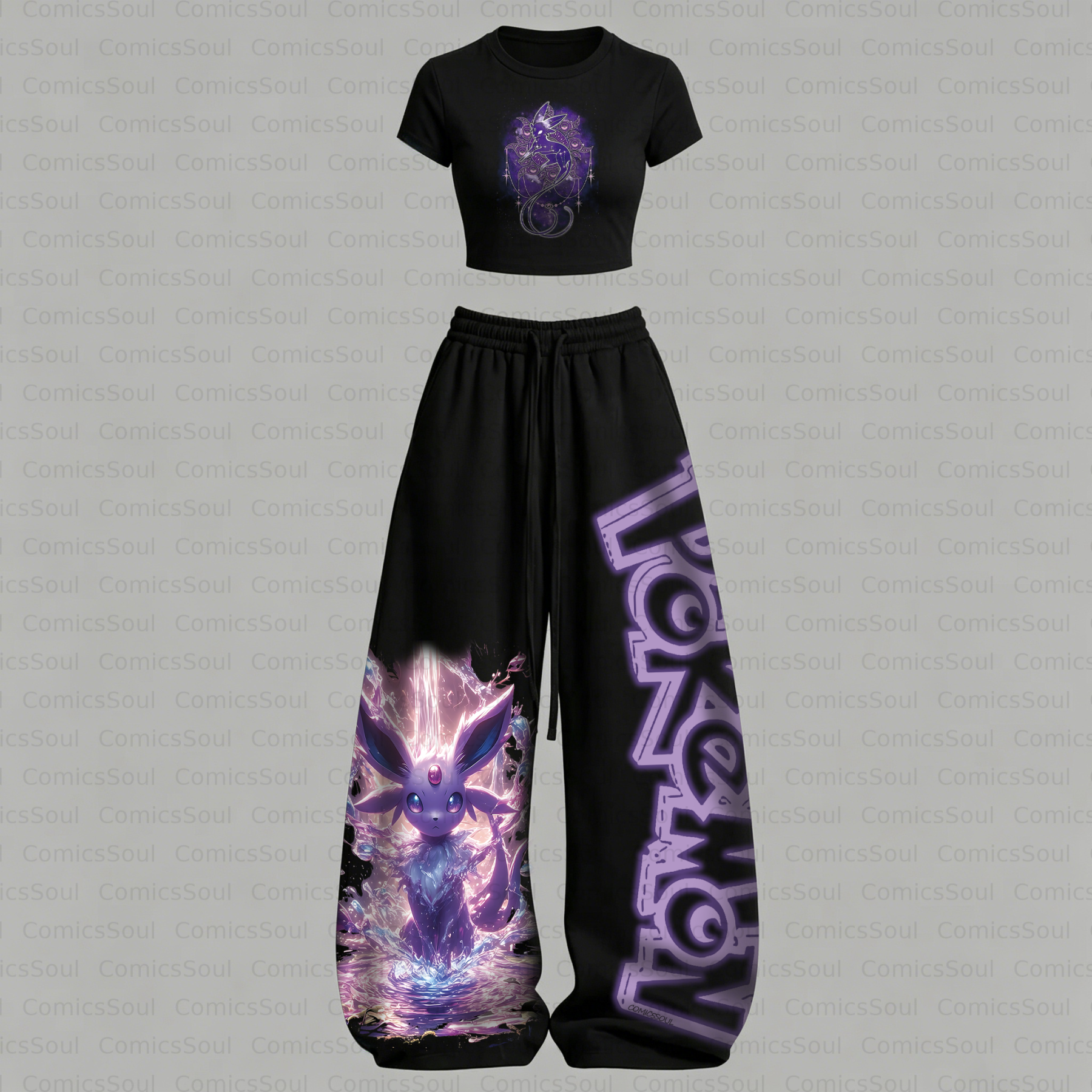 Pokémon T-Shirt & Elasticated Trousers Two-Piece Set