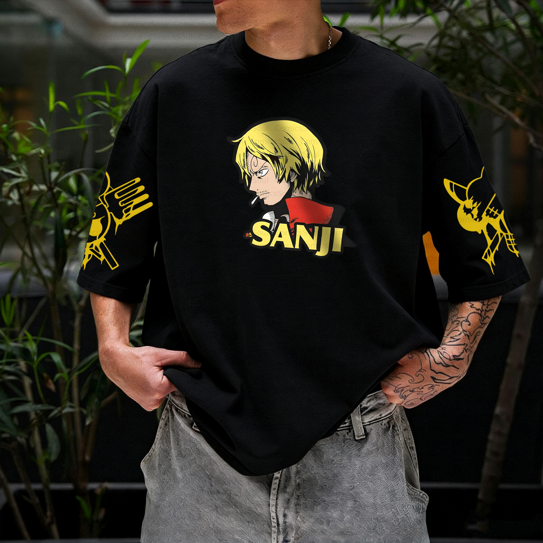 Unisex Anime Inspired Vintage T-Shirt