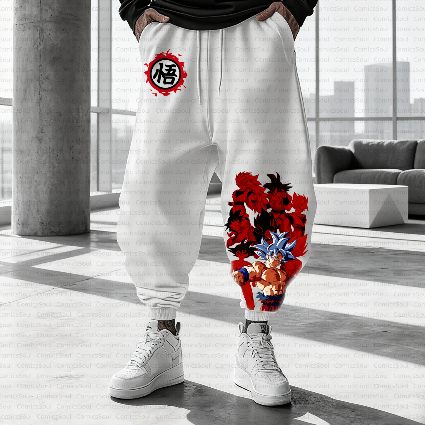 Unisex Casual Anime Streetwear Pant