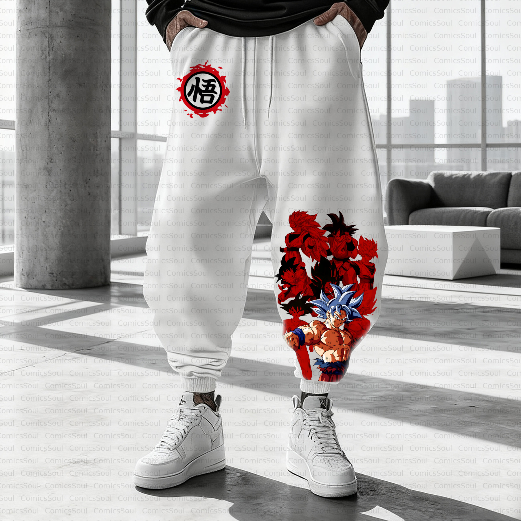Unisex Casual Anime Streetwear Pant