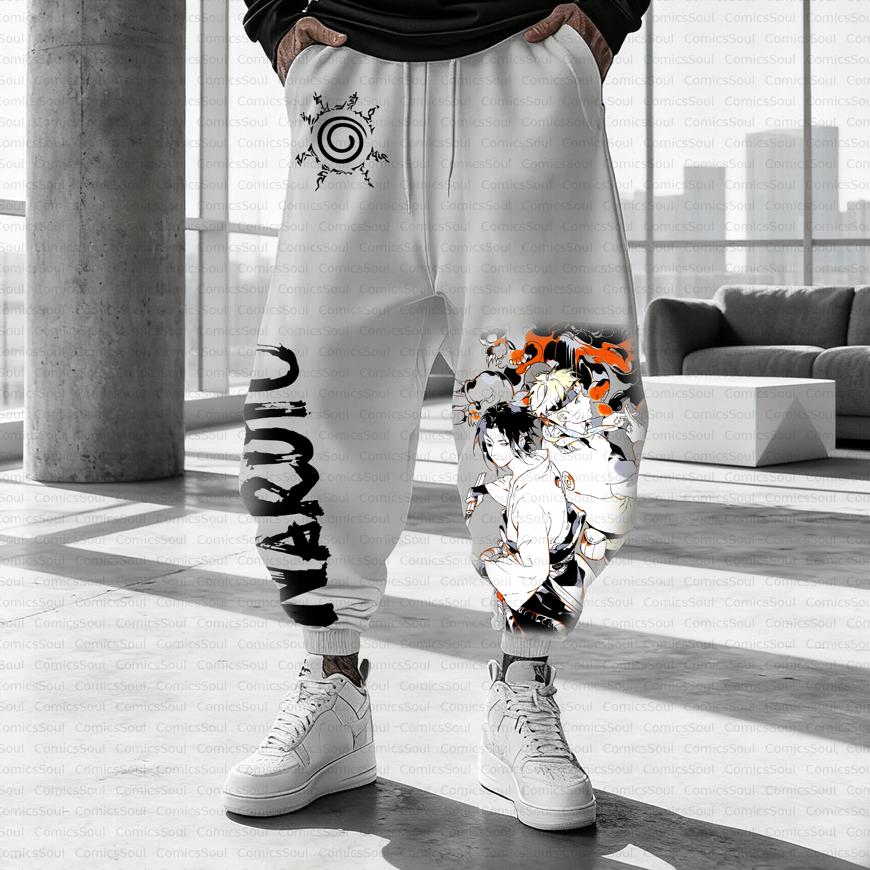 Unisex Casual Anime Streetwear Pant