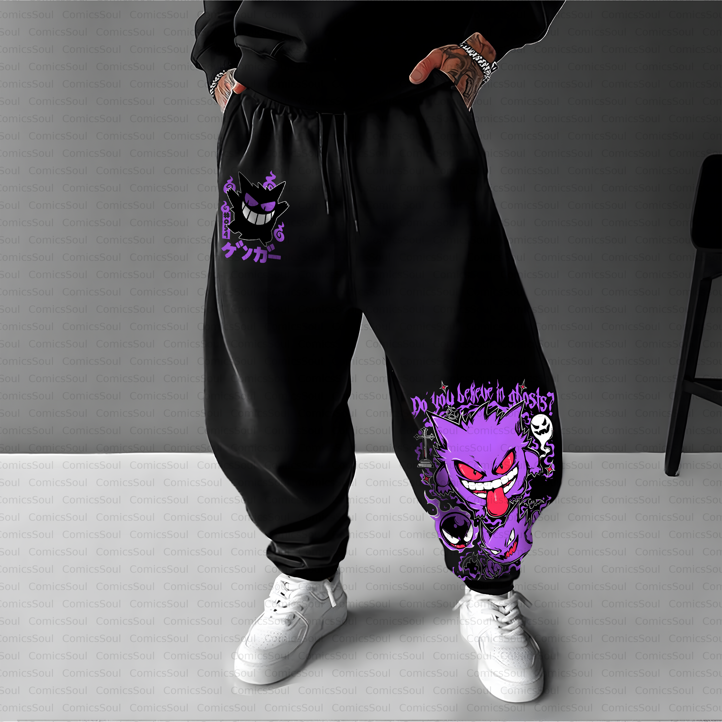 Unisex Casual Anime Streetwear Pant
