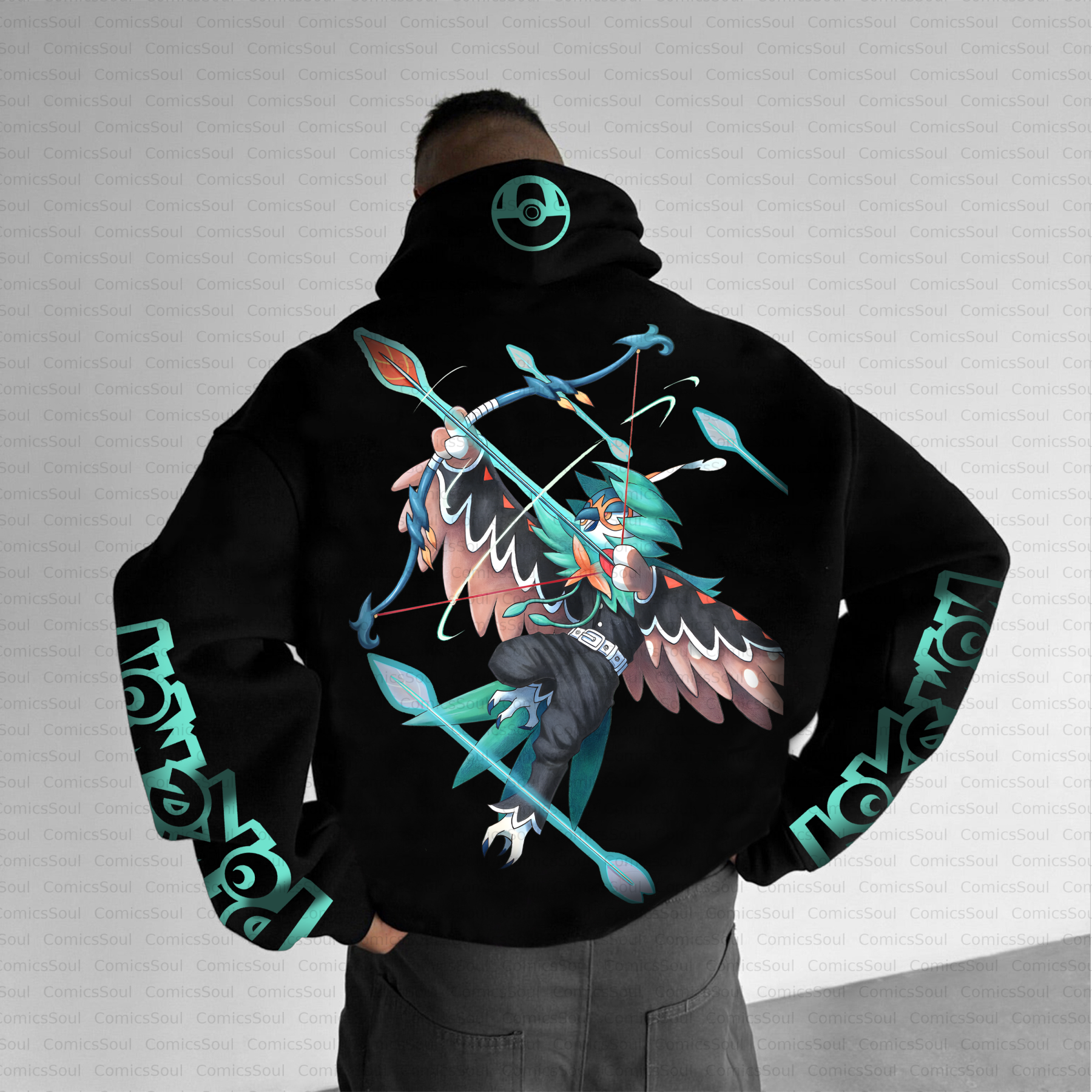 Unisex Anime Inspired Vintage Plush Hoodie