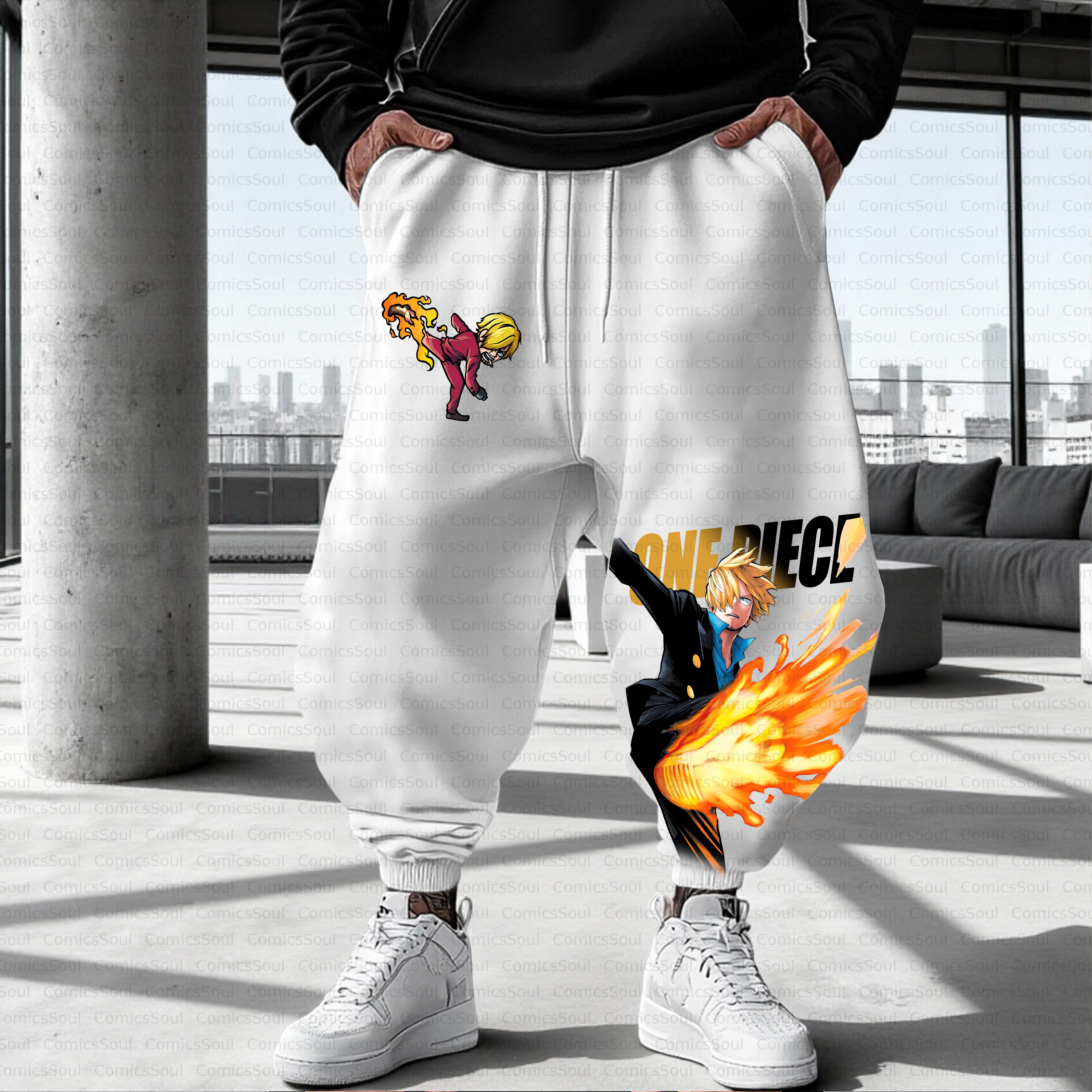 Unisex Casual Anime Streetwear Pant
